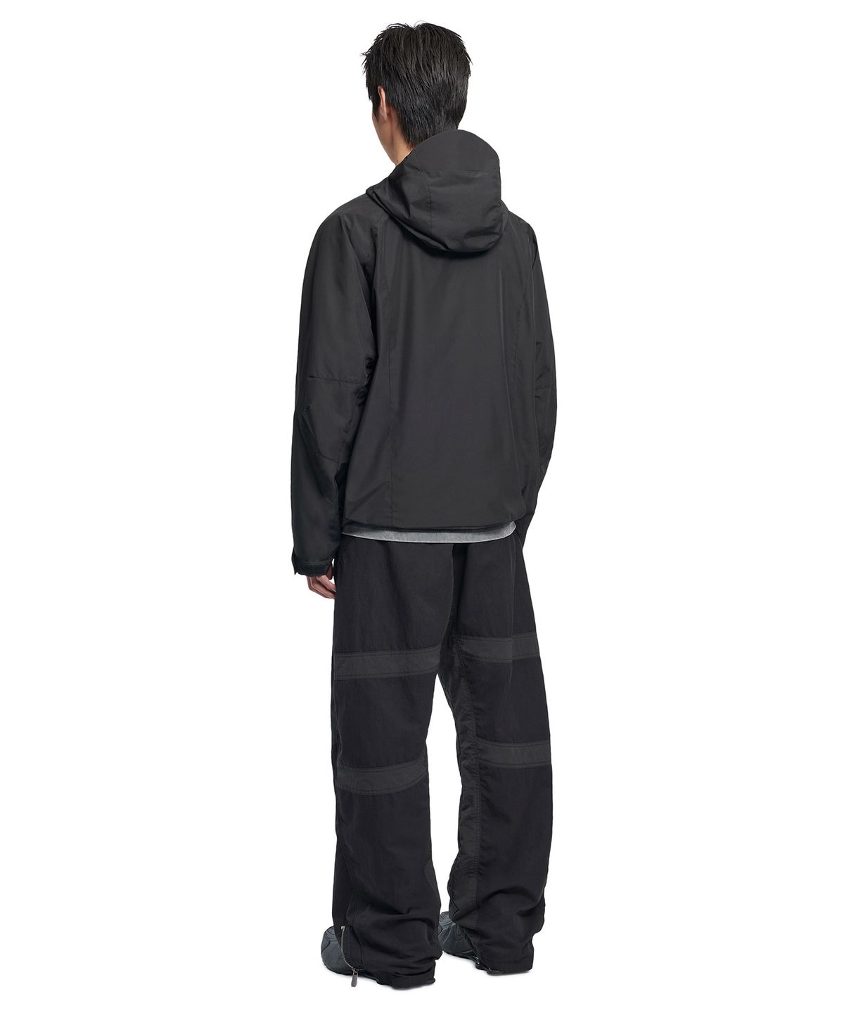 노매뉴얼(NOMANUAL) EASTON WIND SHELL - BLACK