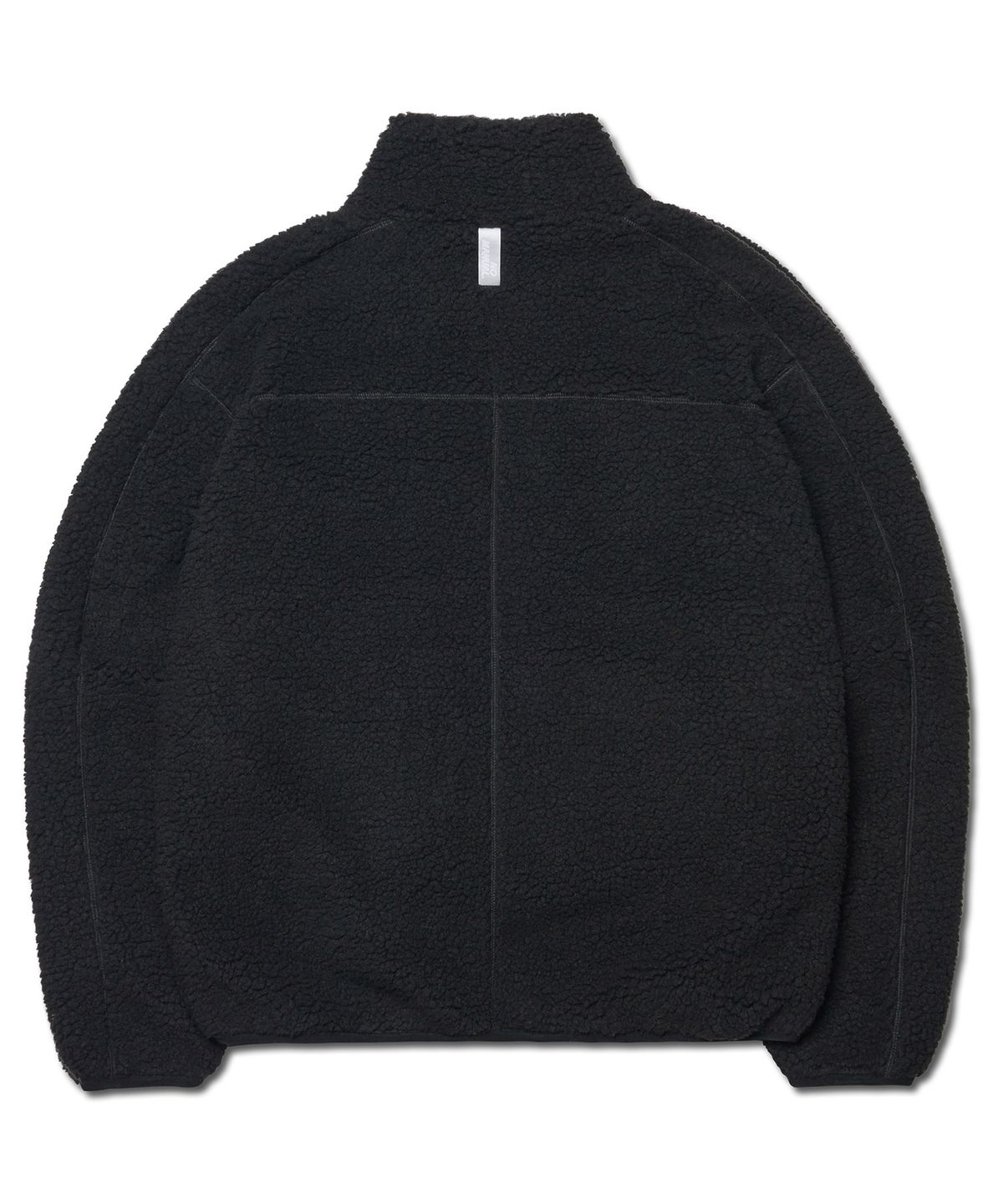 노매뉴얼(NOMANUAL) TRACE SHERPA FLEECE JACKET - BLACK