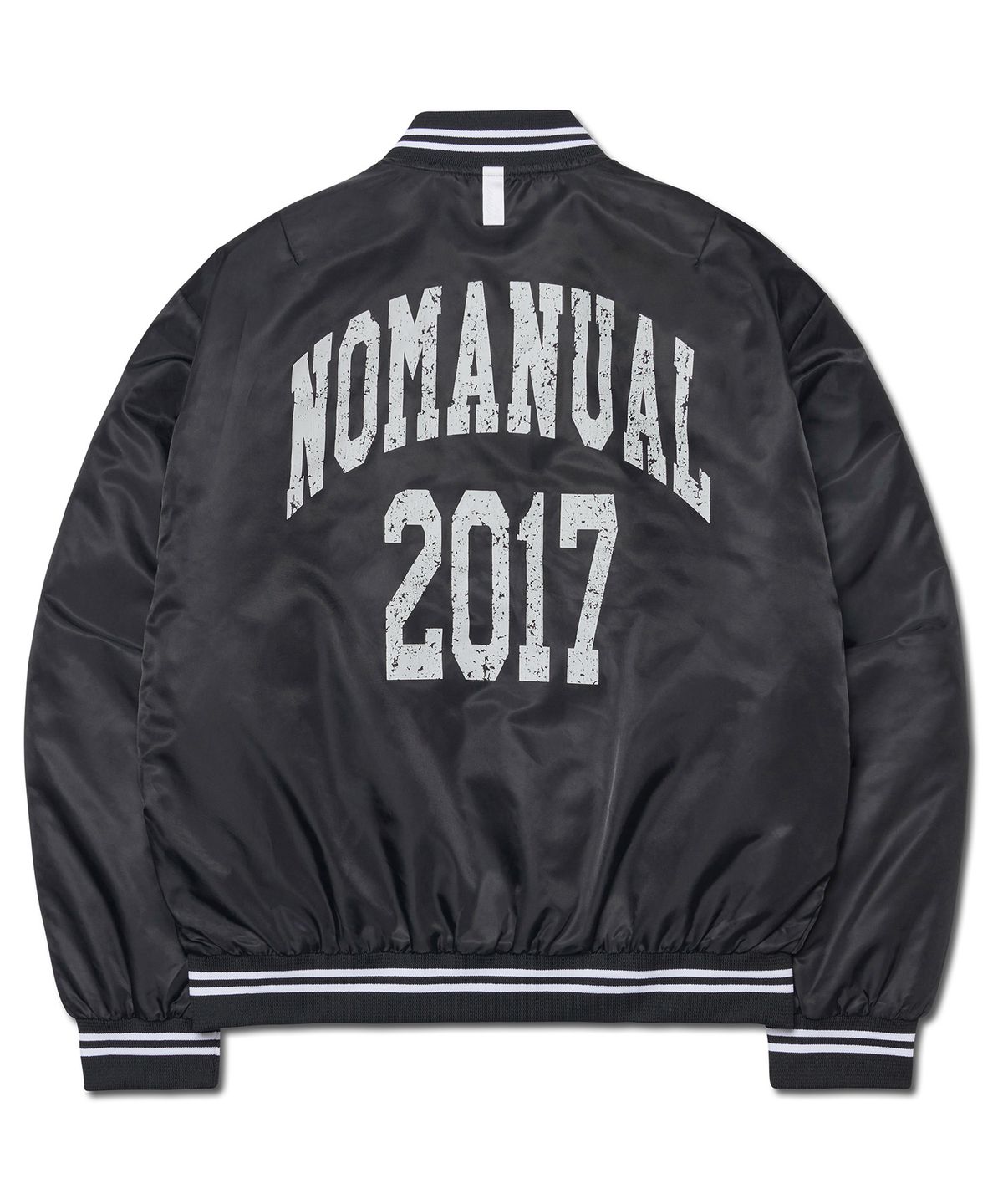 노매뉴얼(NOMANUAL) C.A THINSULATE STADIUM JACKET - BLACK
