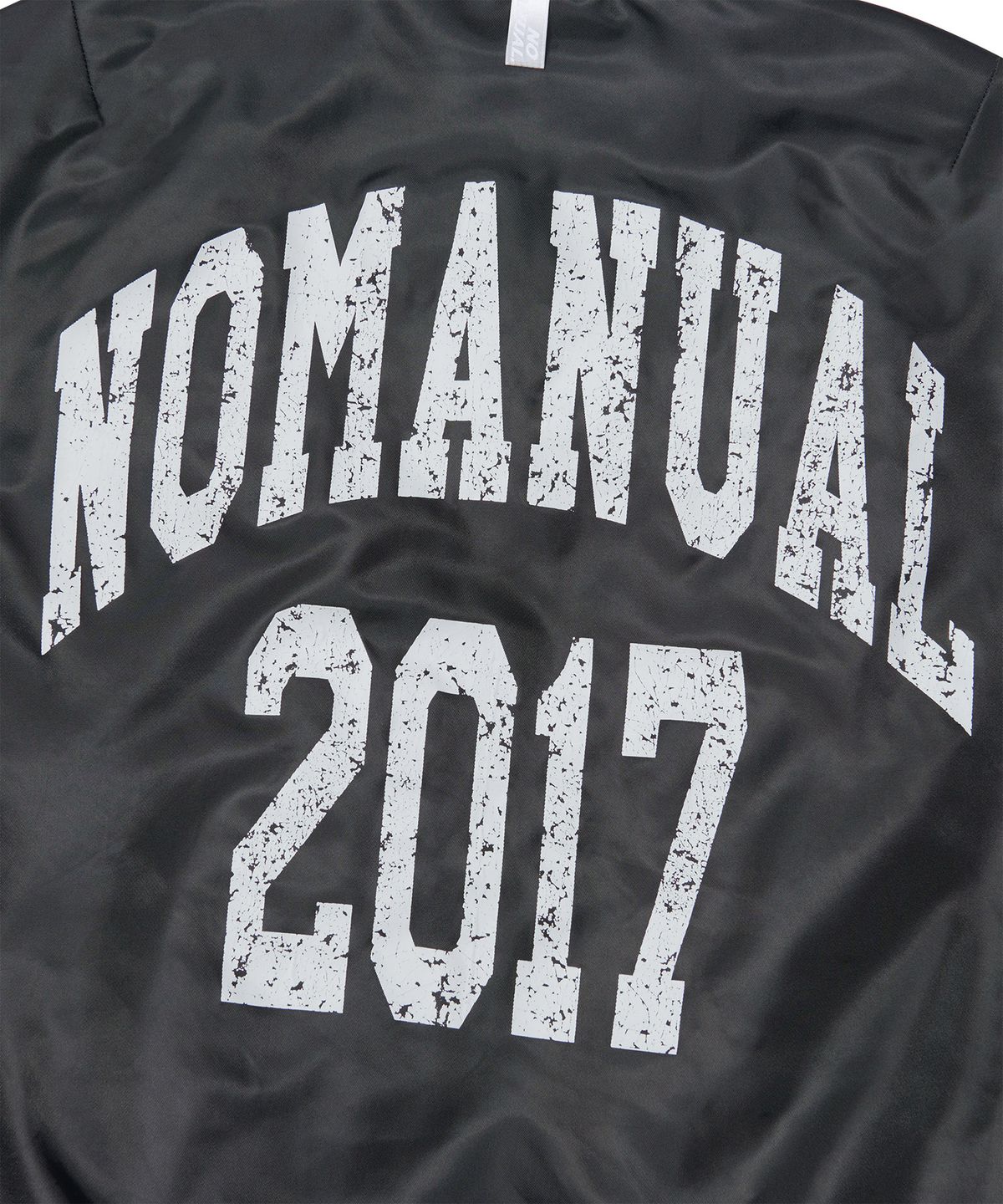 노매뉴얼(NOMANUAL) C.A THINSULATE STADIUM JACKET - BLACK