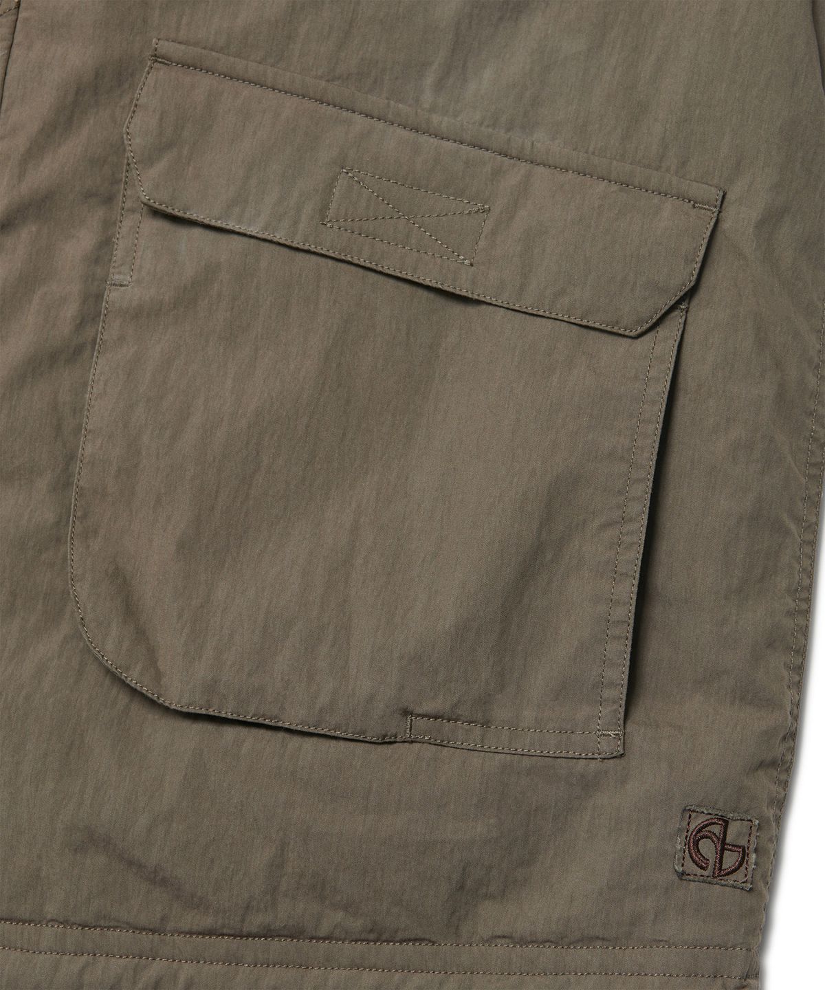 노매뉴얼(NOMANUAL) HOODED FLIGHT JUMPER - CHARCOAL