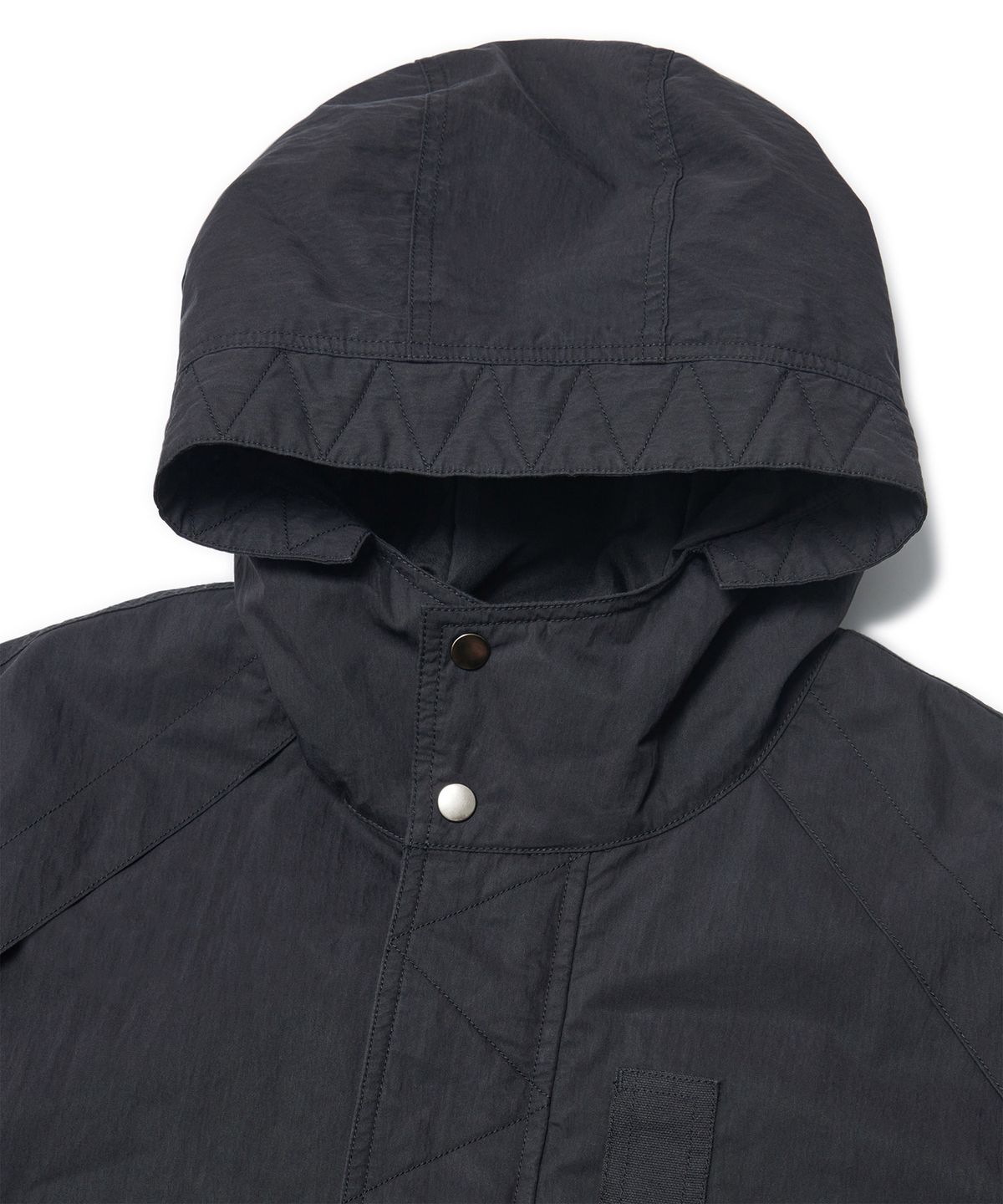 노매뉴얼(NOMANUAL) HOODED FLIGHT JUMPER - BLACK