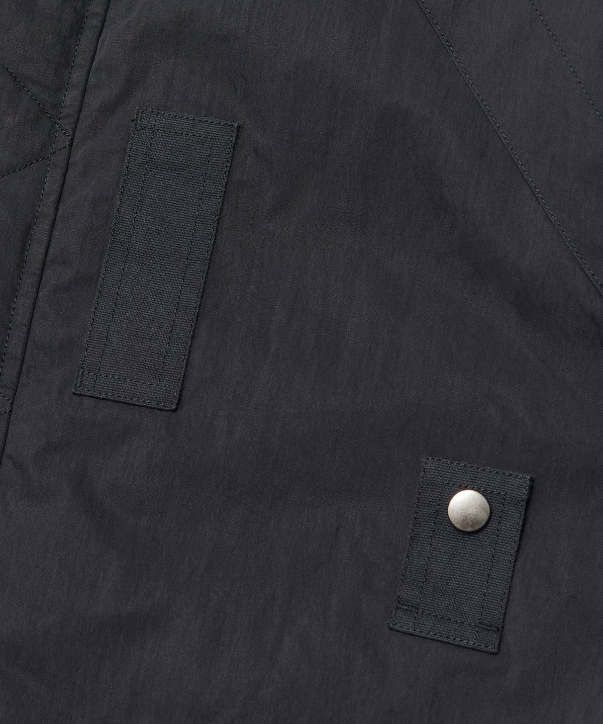 노매뉴얼(NOMANUAL) HOODED FLIGHT JUMPER - BLACK