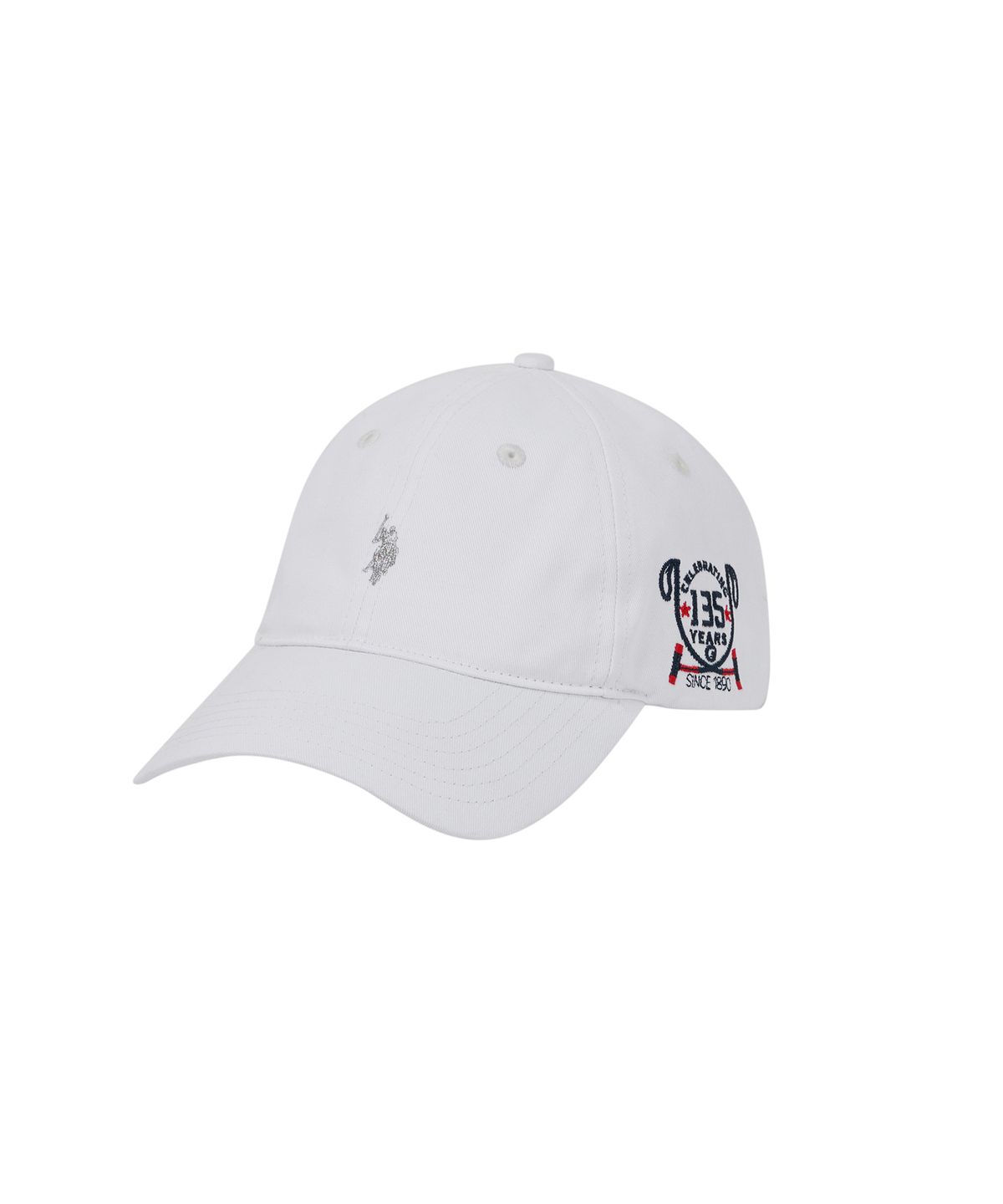 유에스 폴로 어신(USPOLOASSN) 공용 135주년 에디션 캡모자 FREE_화이트