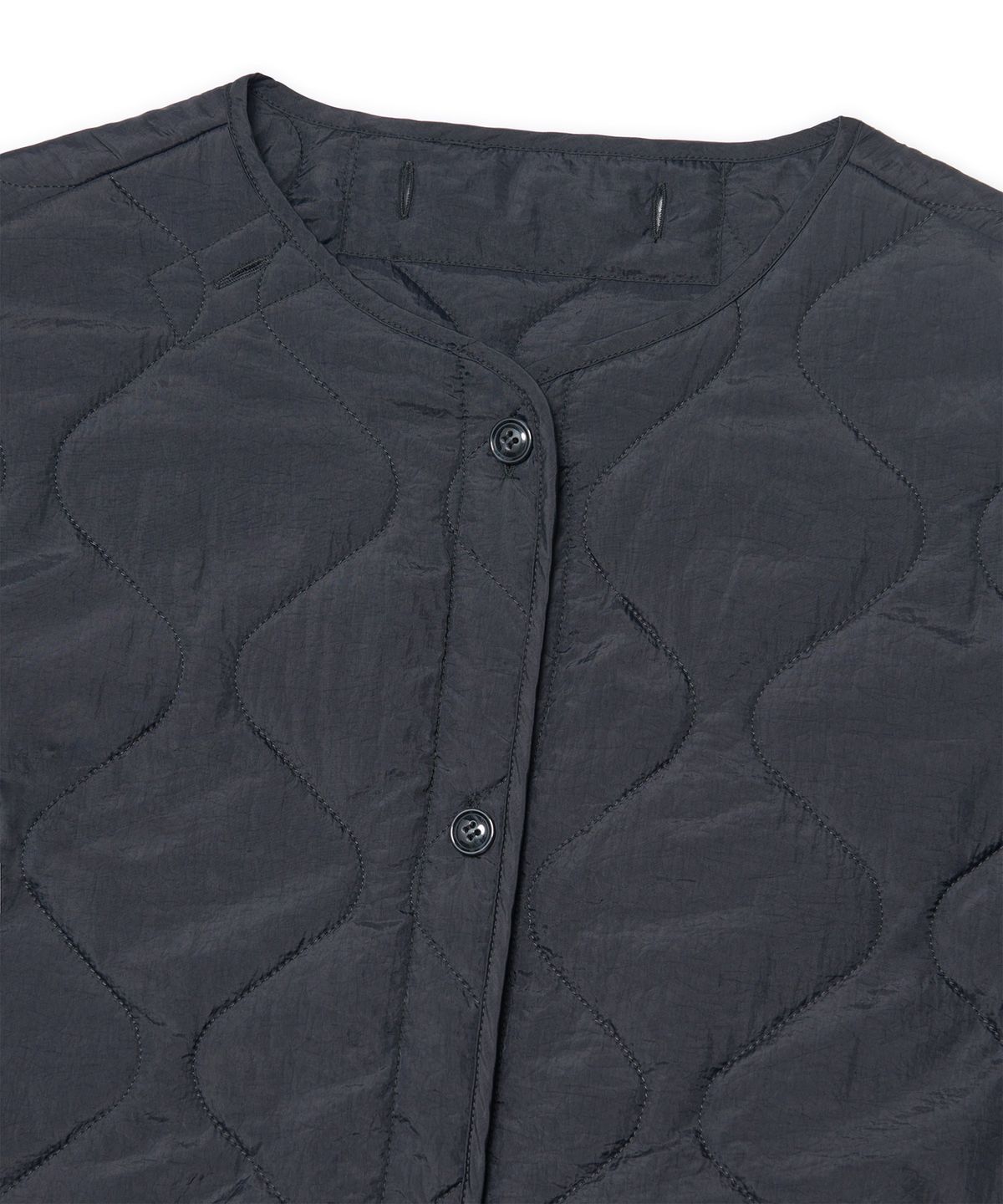 노매뉴얼(NOMANUAL) PATCHED EMBLEM PARKA - WASHED BLACK