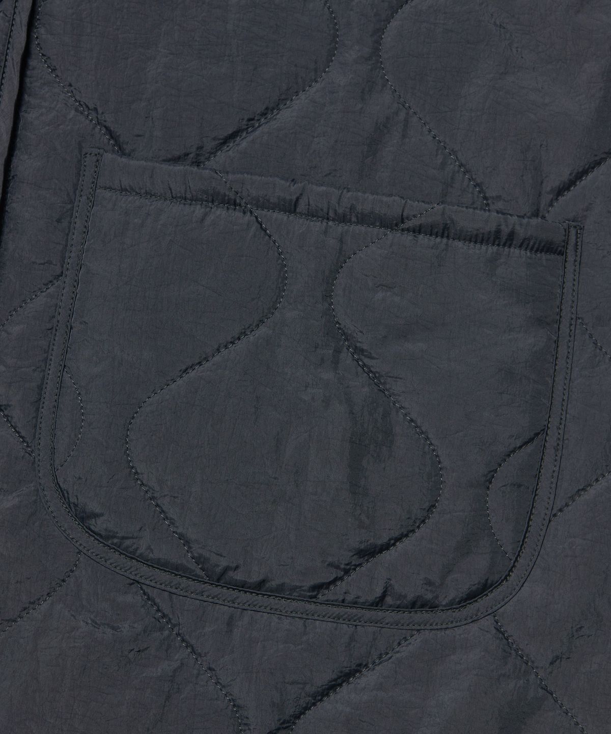 노매뉴얼(NOMANUAL) PATCHED EMBLEM PARKA - WASHED BLACK