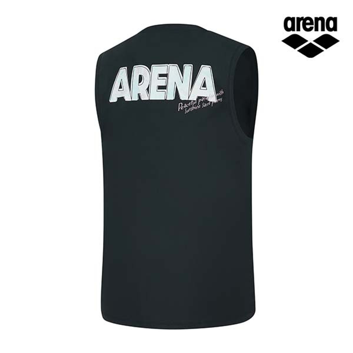 아레나(ARENA) 글램 슬리브리스 래쉬가드 A5BM1PR14BLK