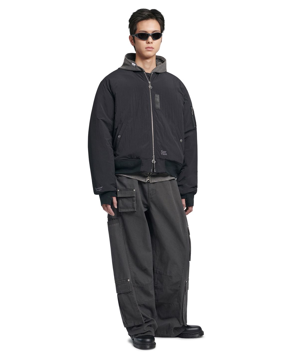노매뉴얼(NOMANUAL) R.V THINSULATED MA-1 - BLACK