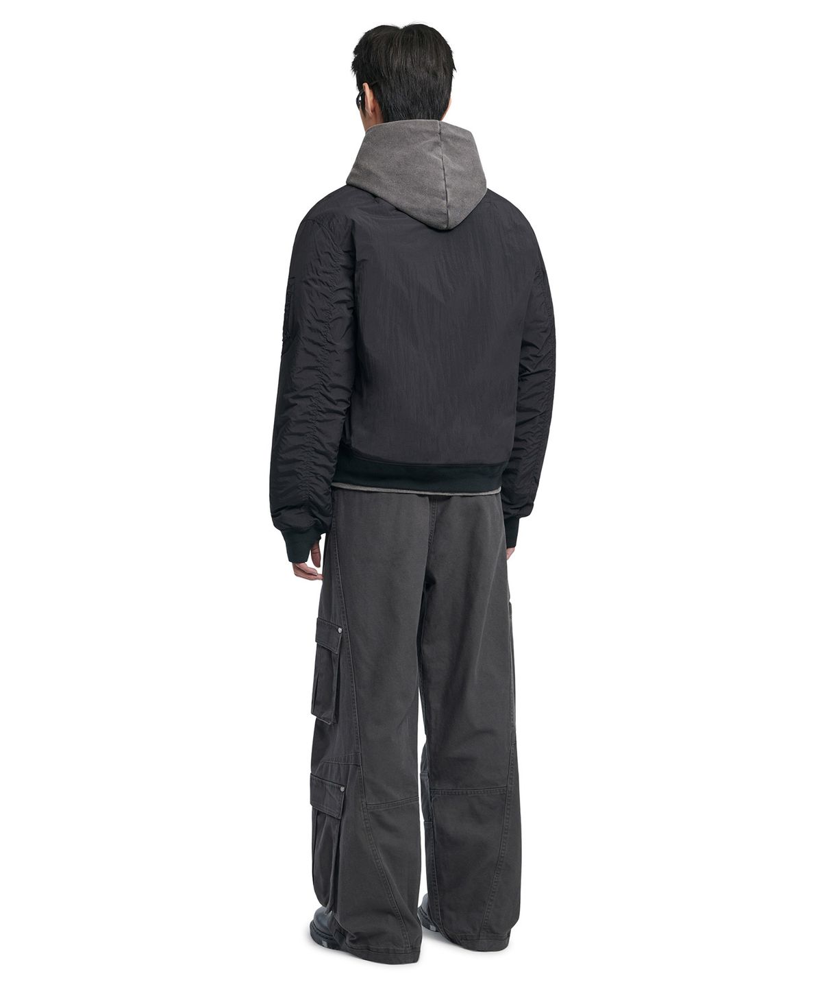 노매뉴얼(NOMANUAL) R.V THINSULATED MA-1 - BLACK