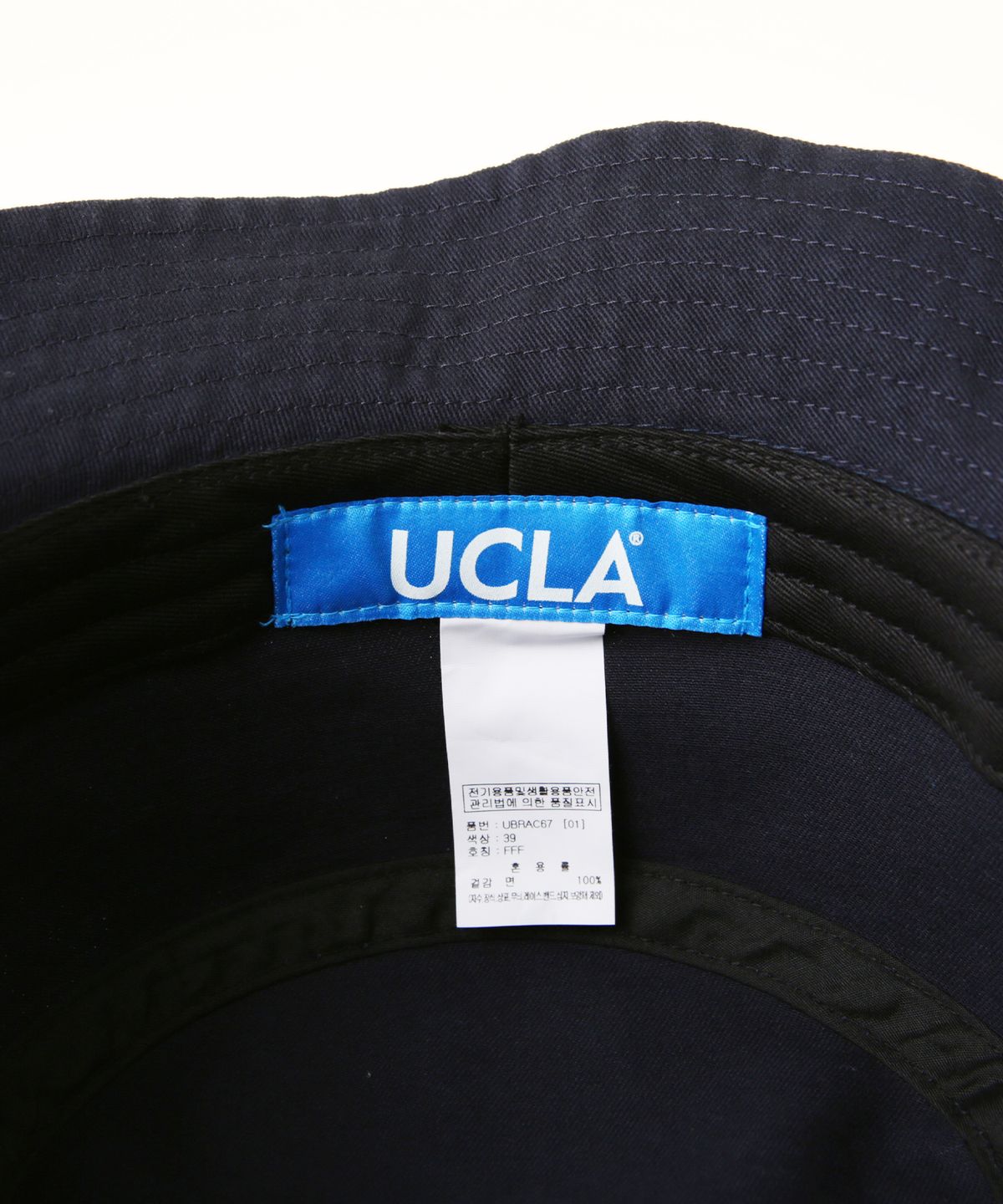 유씨엘에이(UCLA) UCLA 자수 버킷햇[BLACK](UBRAC67)