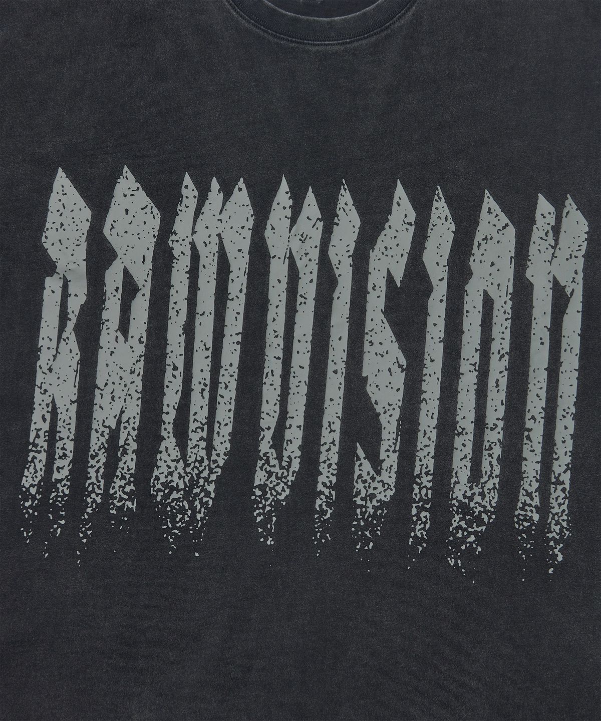 노매뉴얼(NOMANUAL) R.V BOX T-SHIRT - WASHED BLACK
