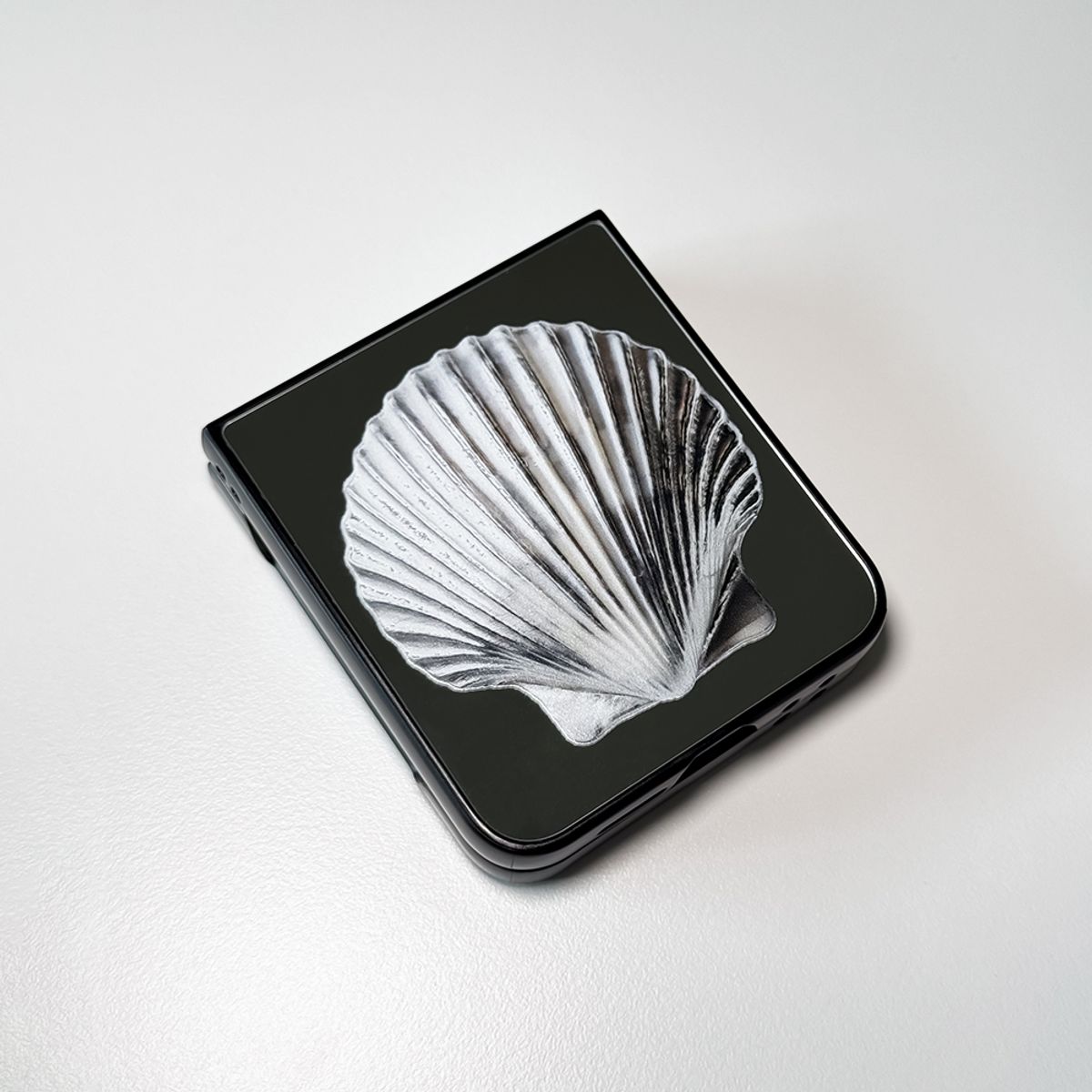 메모리즈바운더리(MEMORIESBOUNDARY) NTA Silverborn Scalla Bumper Mirror Phone Case (Z Flip)