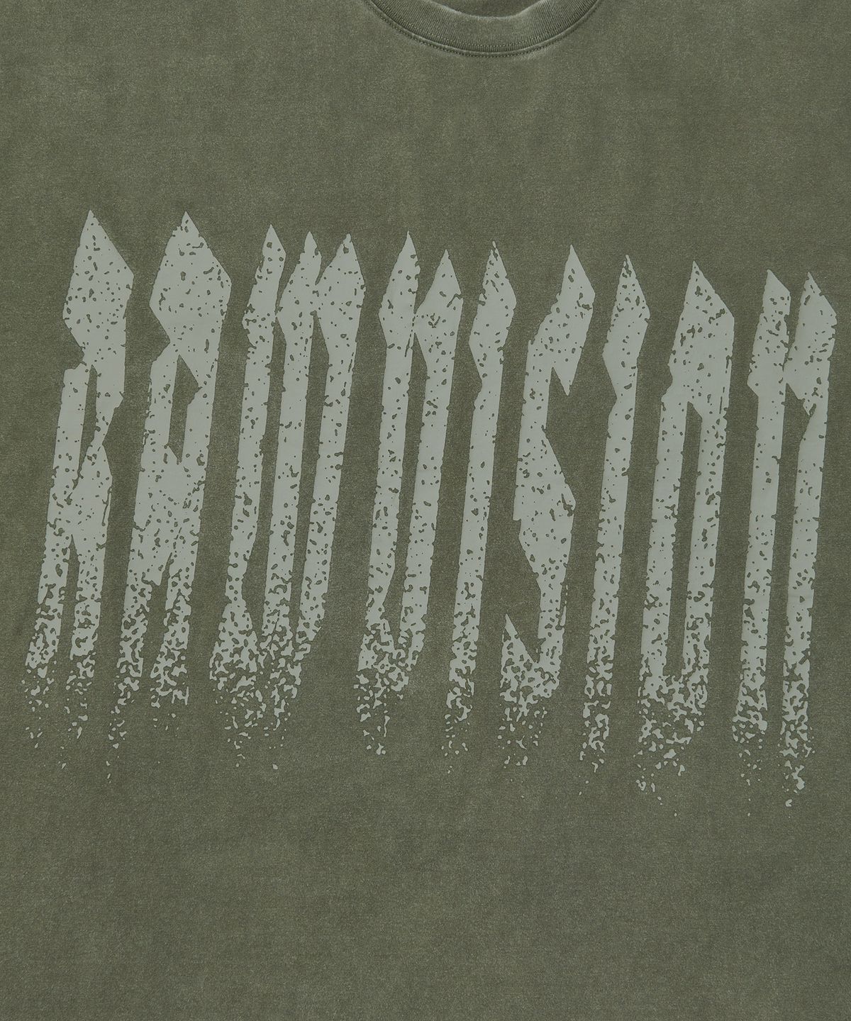 노매뉴얼(NOMANUAL) R.V BOX T-SHIRT - WASHED KHAKI