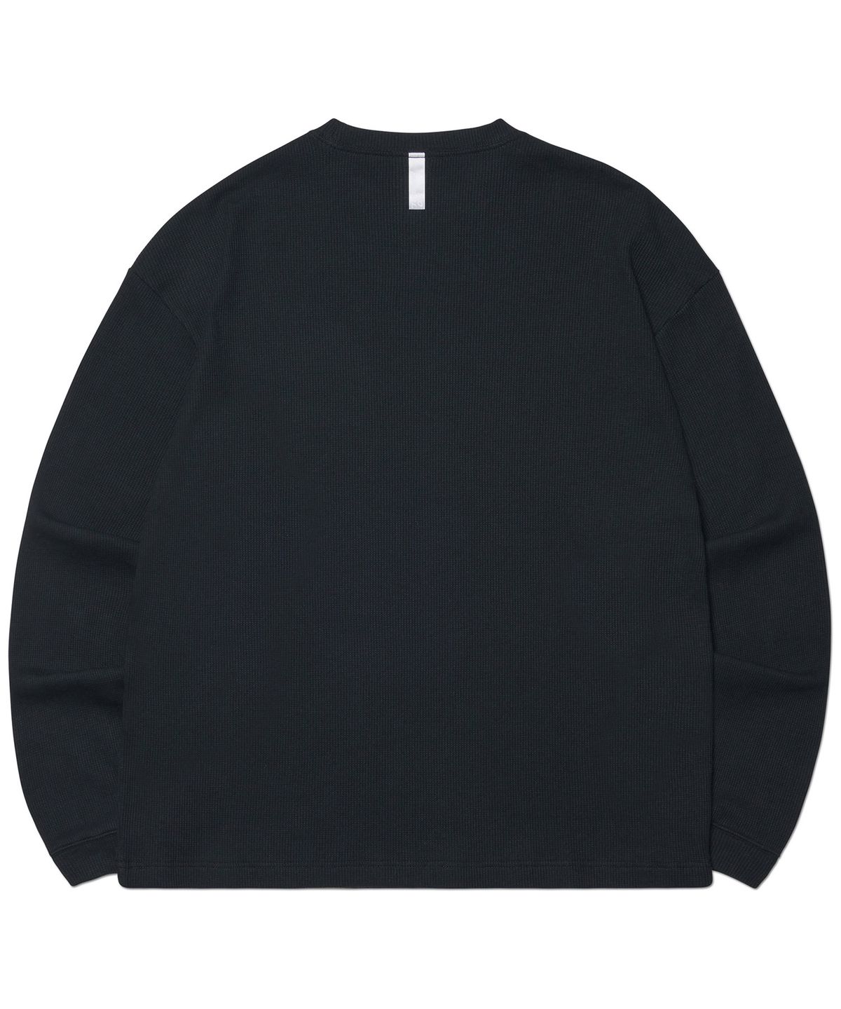 노매뉴얼(NOMANUAL) NM RIFLE WAFFLE LONG SLEEVE TEE - BLACK
