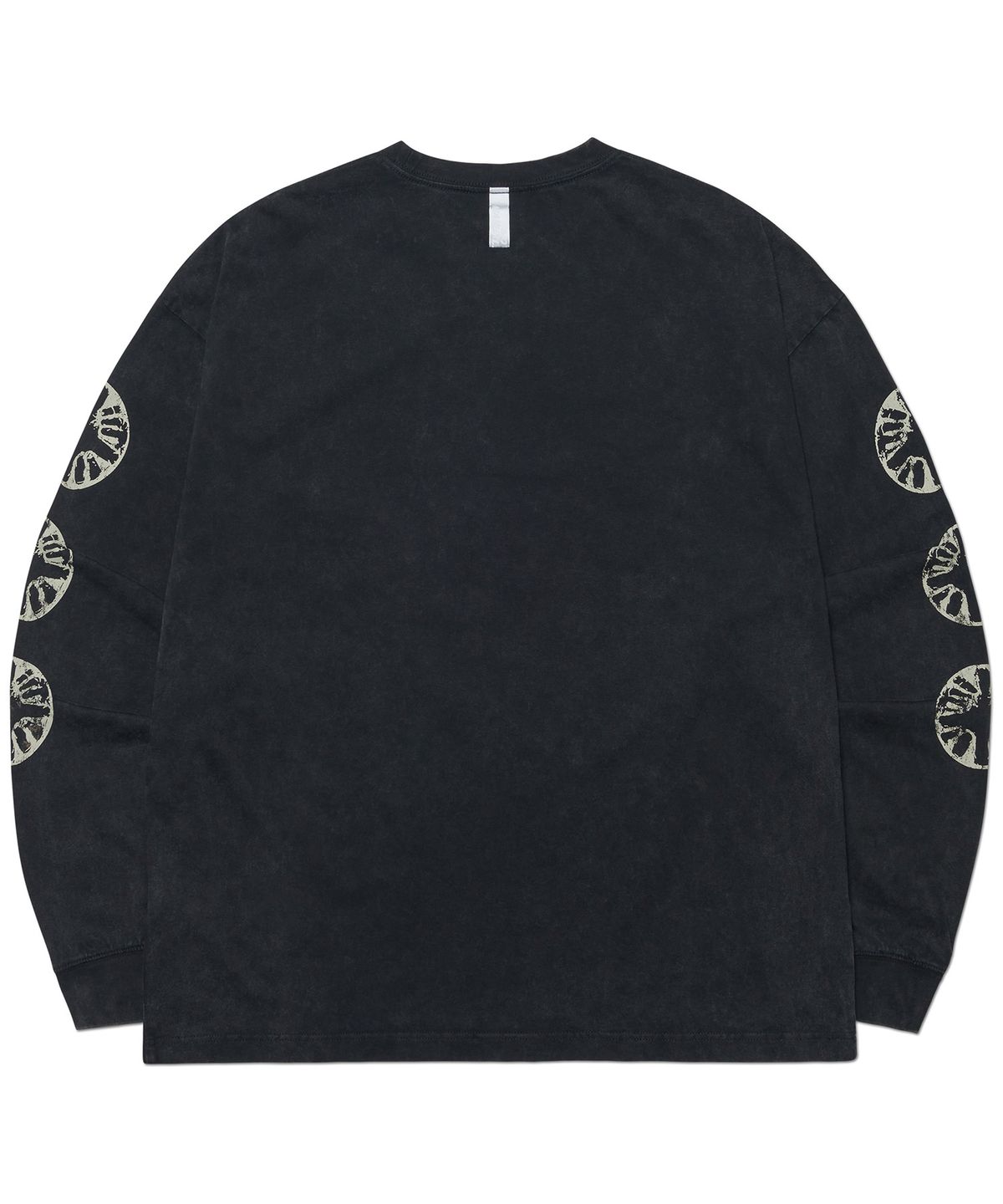노매뉴얼(NOMANUAL) S.I LONG SLEEVE TEE - WASHED BLACK