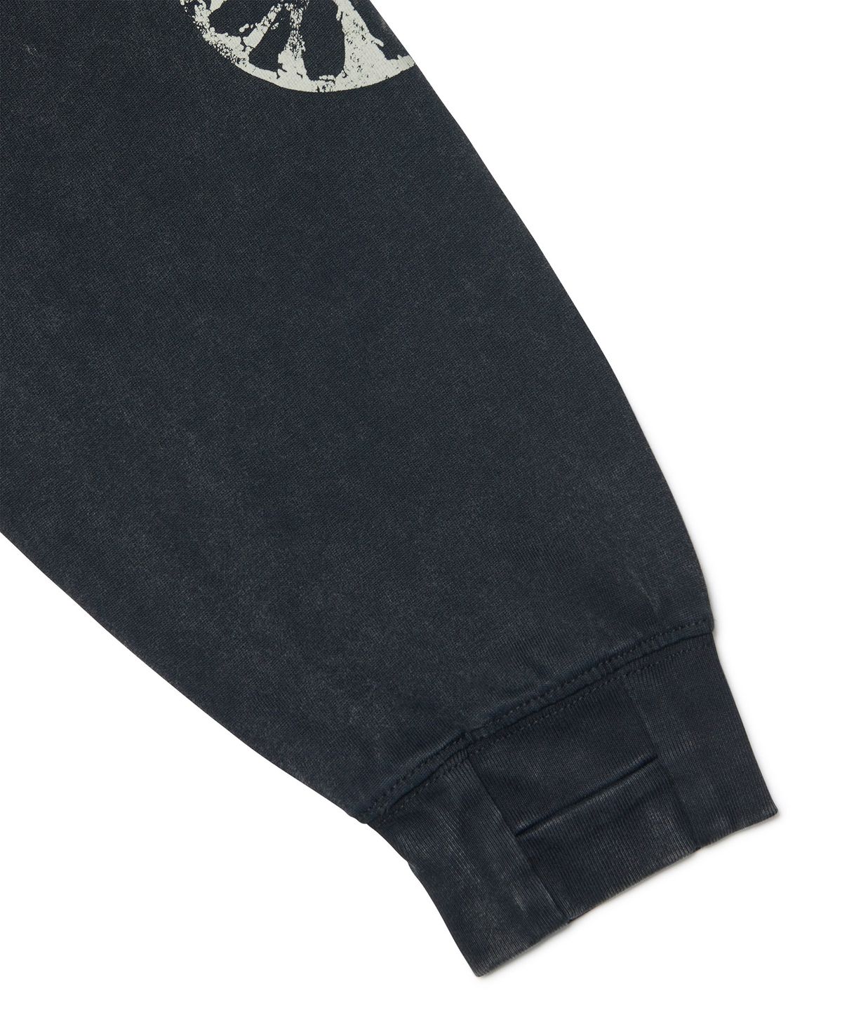 노매뉴얼(NOMANUAL) S.I LONG SLEEVE TEE - WASHED BLACK