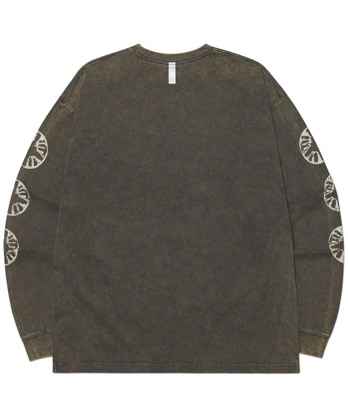 노매뉴얼(NOMANUAL) S.I LONG SLEEVE TEE - WASHED CHARCOAL