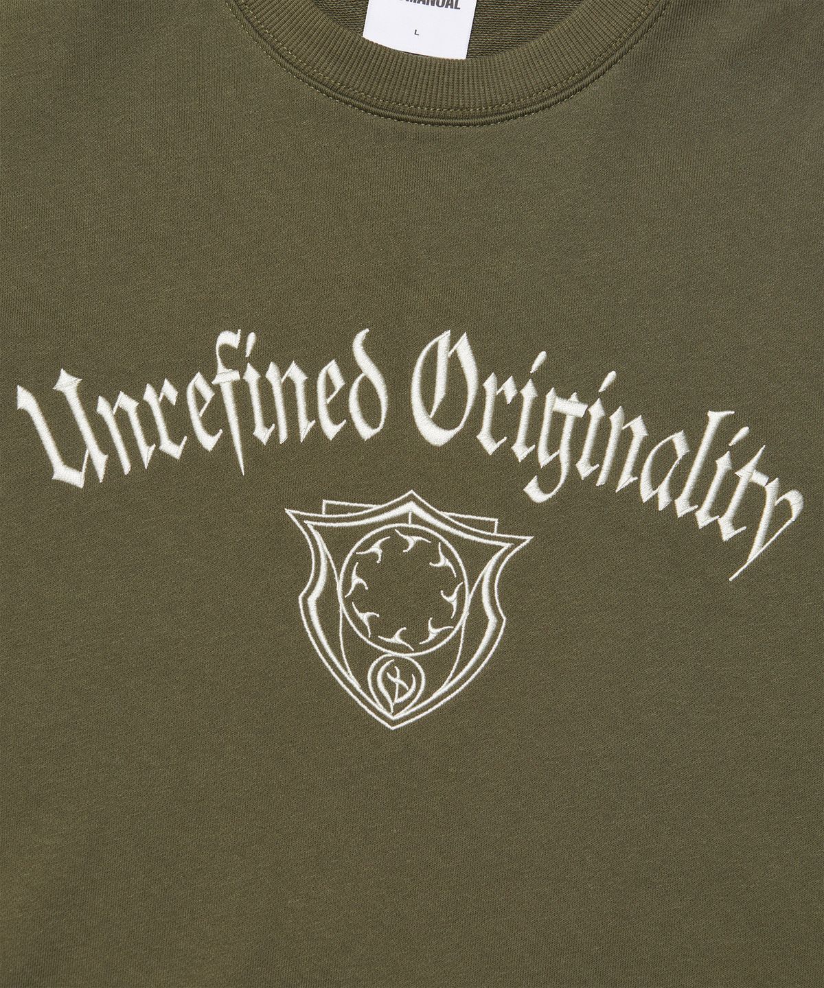 노매뉴얼(NOMANUAL) U.O SWEATSHIRT - KHAKI