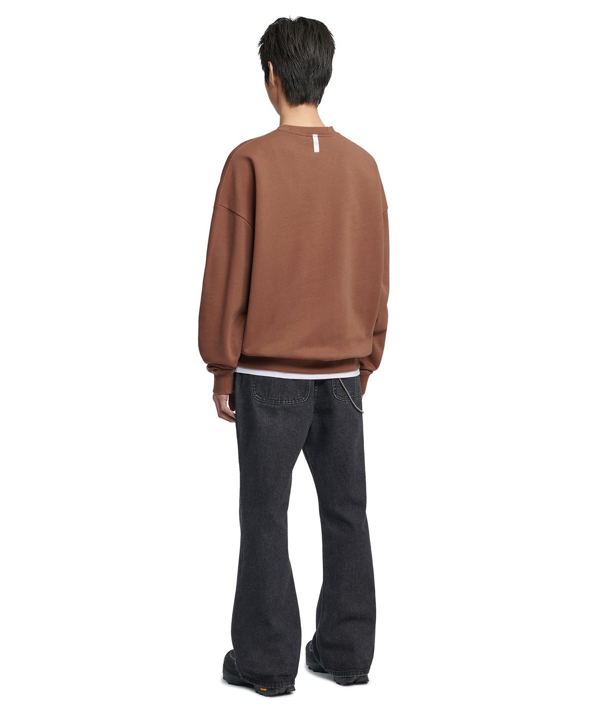 노매뉴얼(NOMANUAL) U.O SWEATSHIRT - BROWN