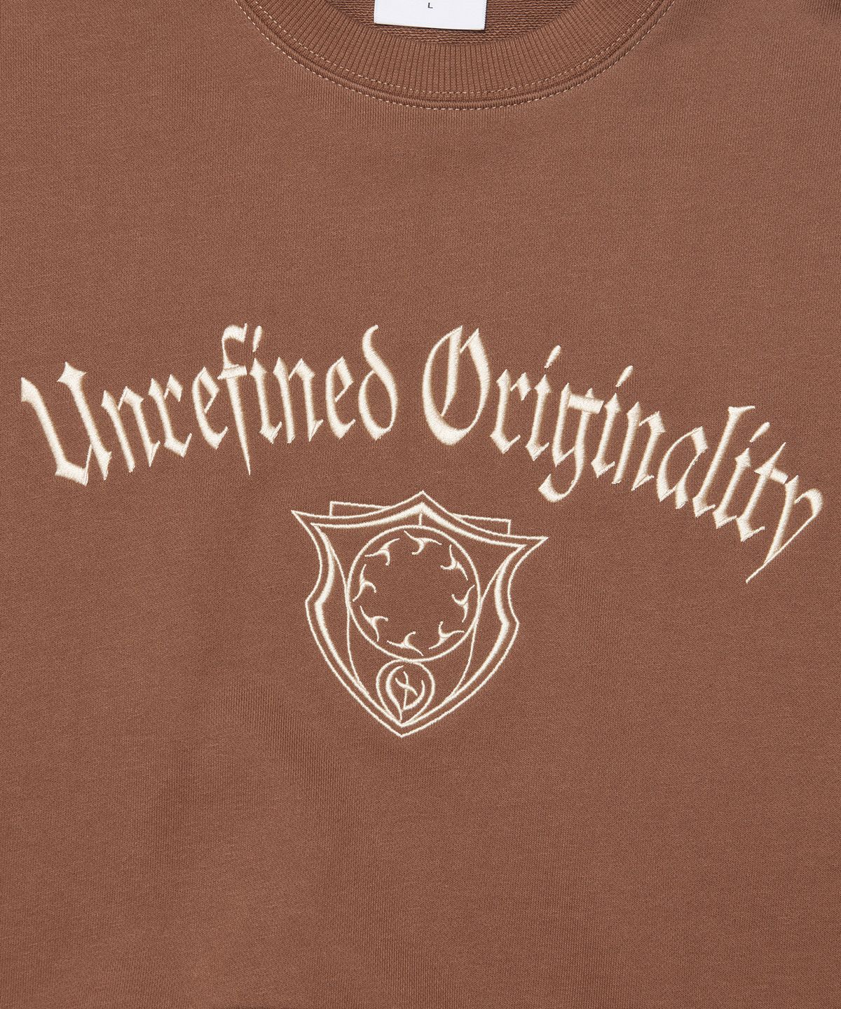 노매뉴얼(NOMANUAL) U.O SWEATSHIRT - BROWN