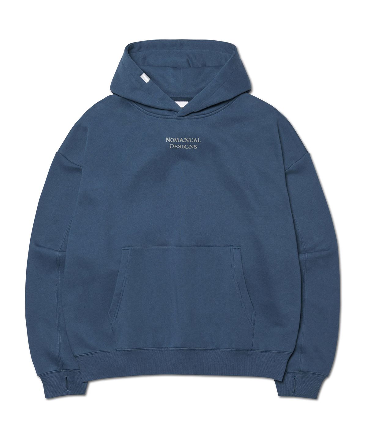 노매뉴얼(NOMANUAL) ROBOTIC HAND NM HOODIE - NAVY