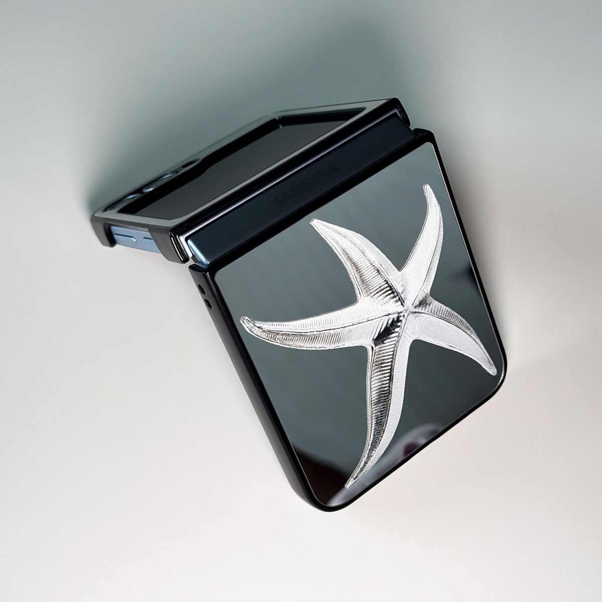 메모리즈바운더리(MEMORIESBOUNDARY) NTA Silverborn Stellaris Bumper Mirror Phone Case (Z Flip)