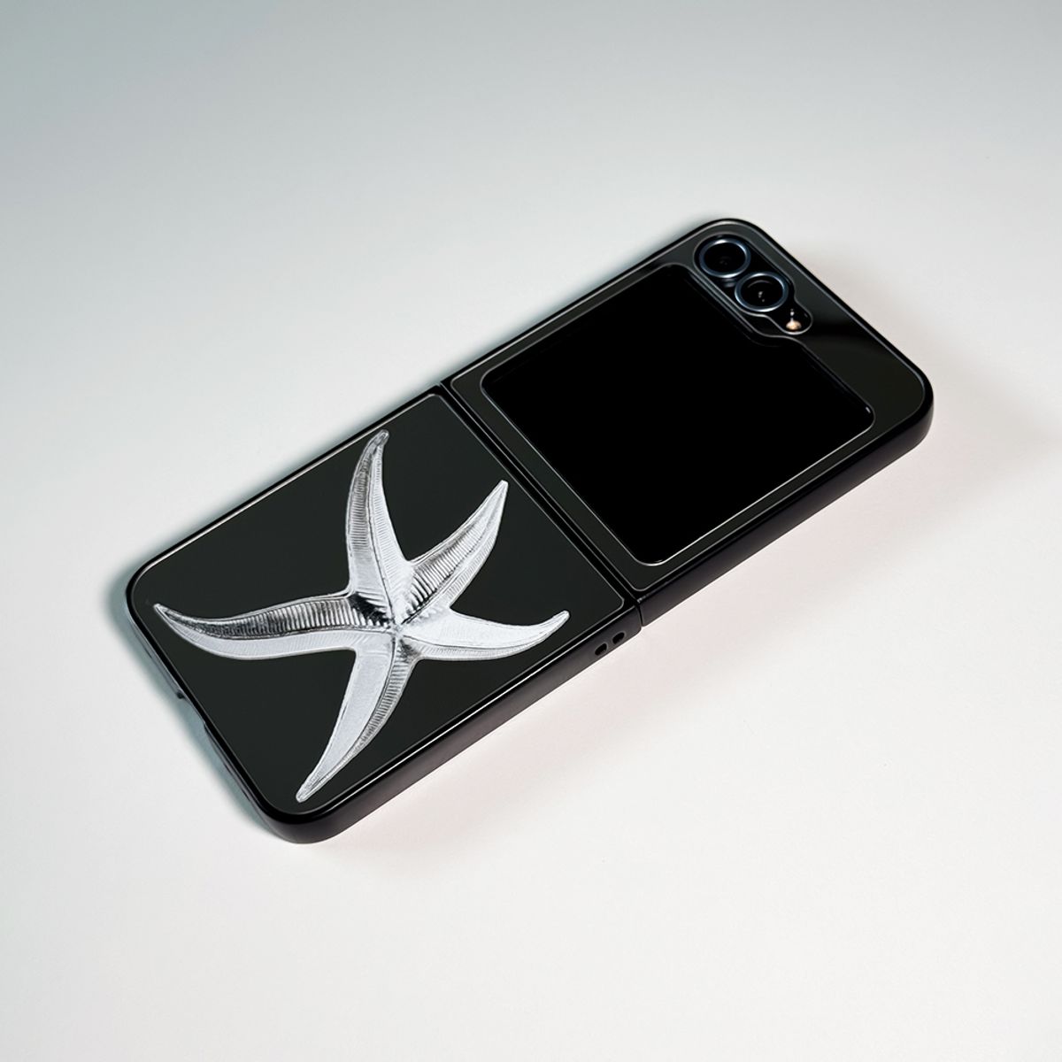 메모리즈바운더리(MEMORIESBOUNDARY) NTA Silverborn Stellaris Bumper Mirror Phone Case (Z Flip)