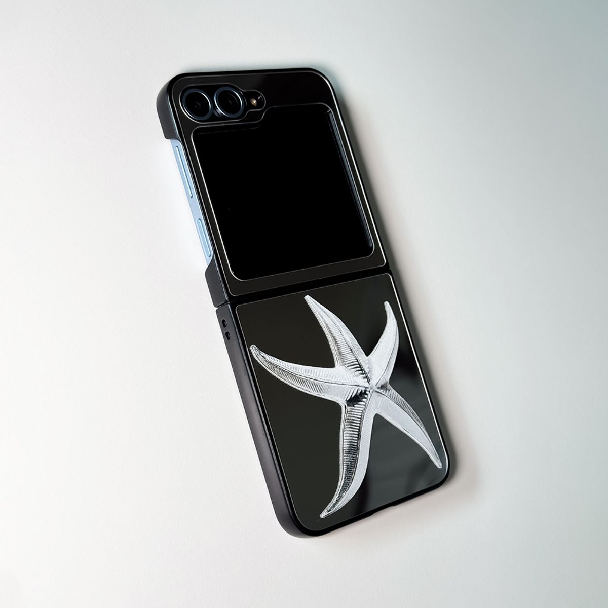 메모리즈바운더리(MEMORIESBOUNDARY) NTA Silverborn Stellaris Bumper Mirror Phone Case (Z Flip)