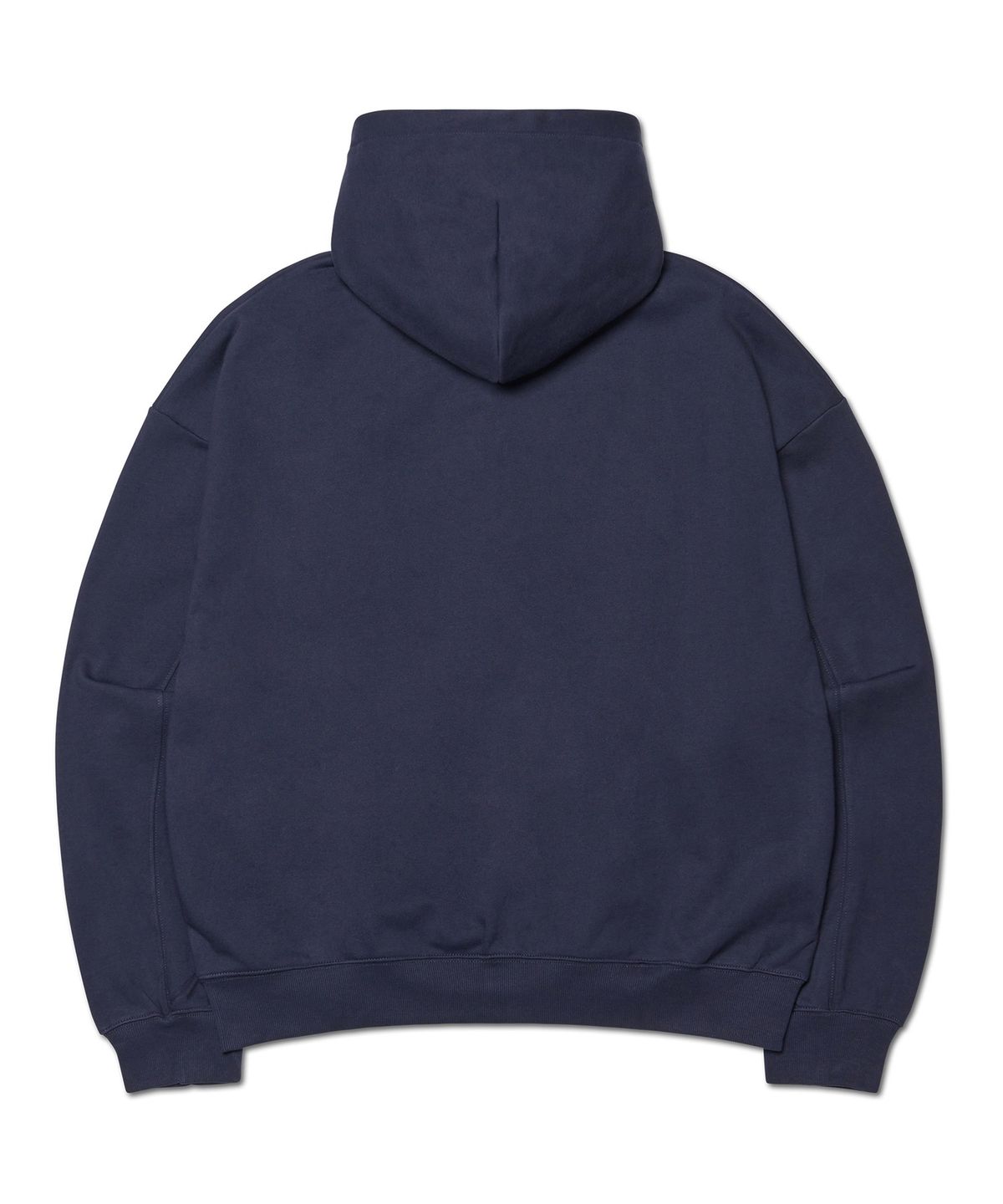 노매뉴얼(NOMANUAL) R.V CHAIN STITCHED HOODED ZIP-UP - DARK NAVY