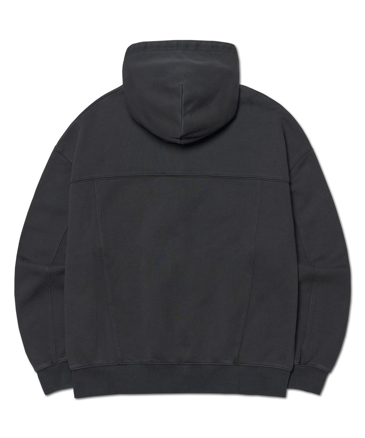 노매뉴얼(NOMANUAL) G.L HOODED ZIP-UP - BLACK