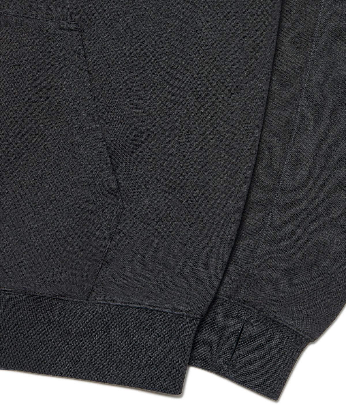 노매뉴얼(NOMANUAL) G.L HOODED ZIP-UP - BLACK