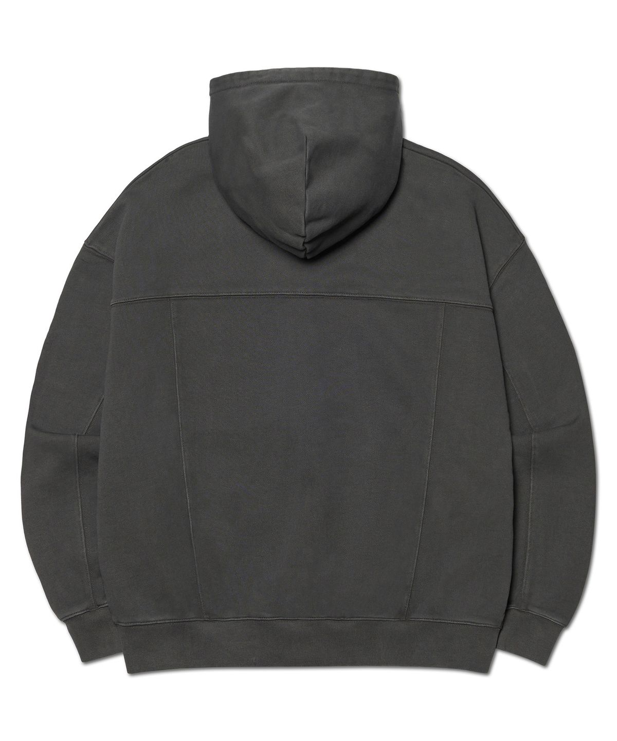 노매뉴얼(NOMANUAL) G.L HOODED ZIP-UP - CHARCOAL