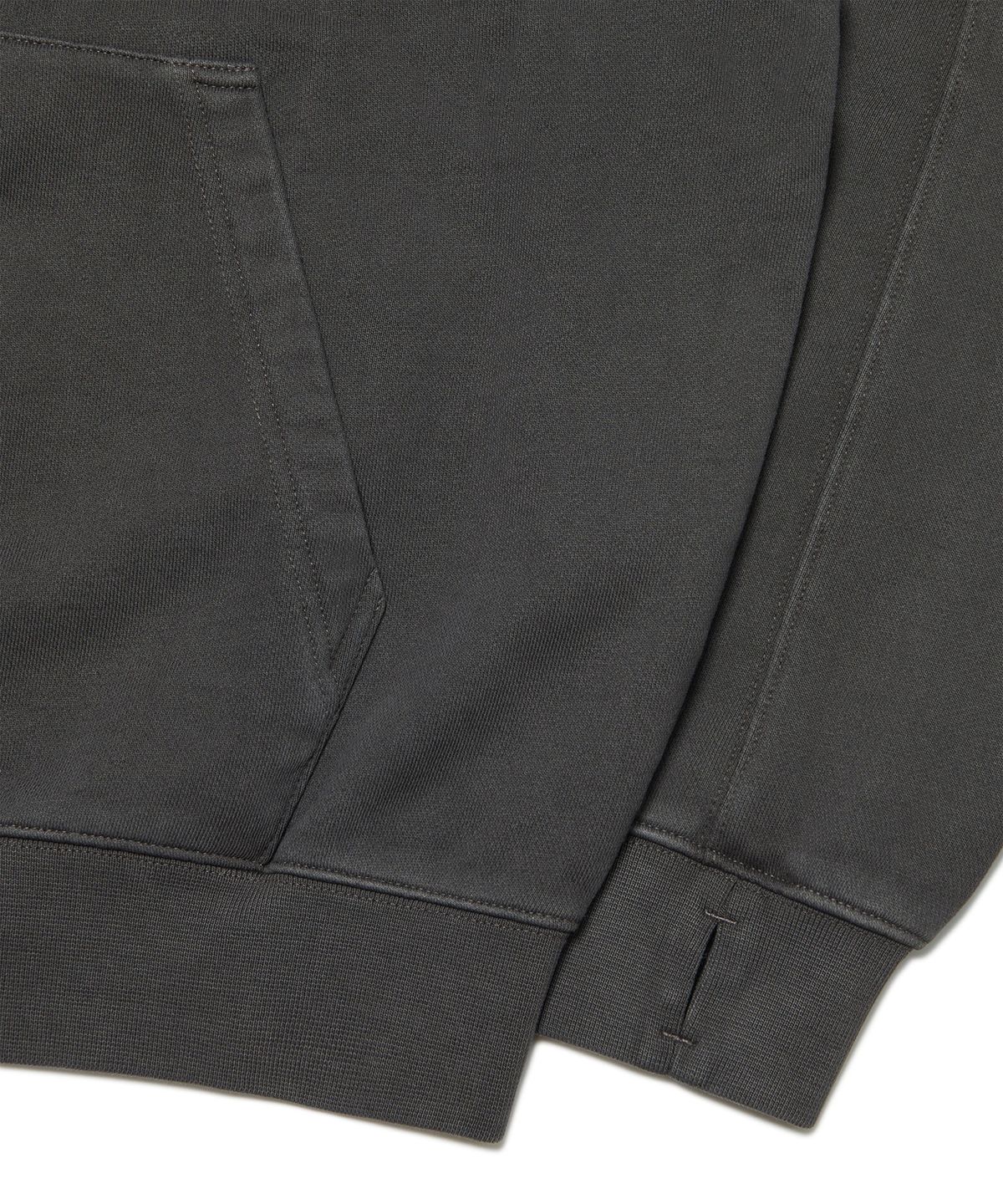 노매뉴얼(NOMANUAL) G.L HOODED ZIP-UP - CHARCOAL