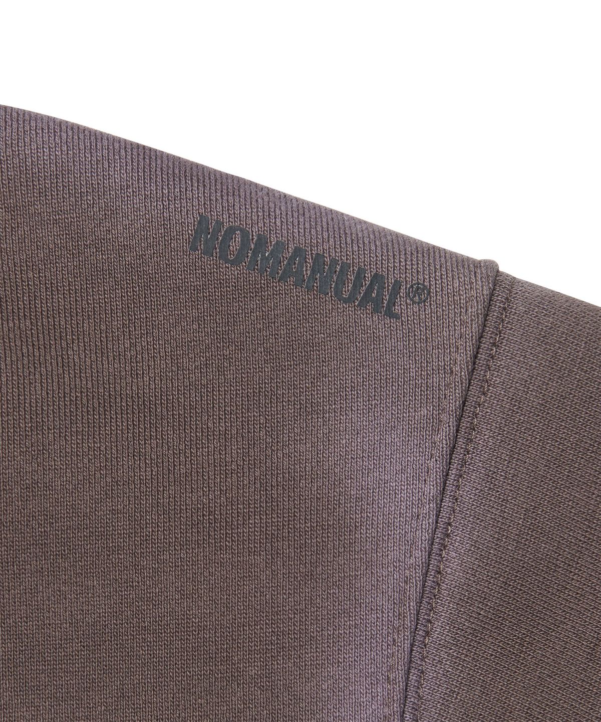 노매뉴얼(NOMANUAL) AFTER HOODED ZIP-UP - WASHED BROWN