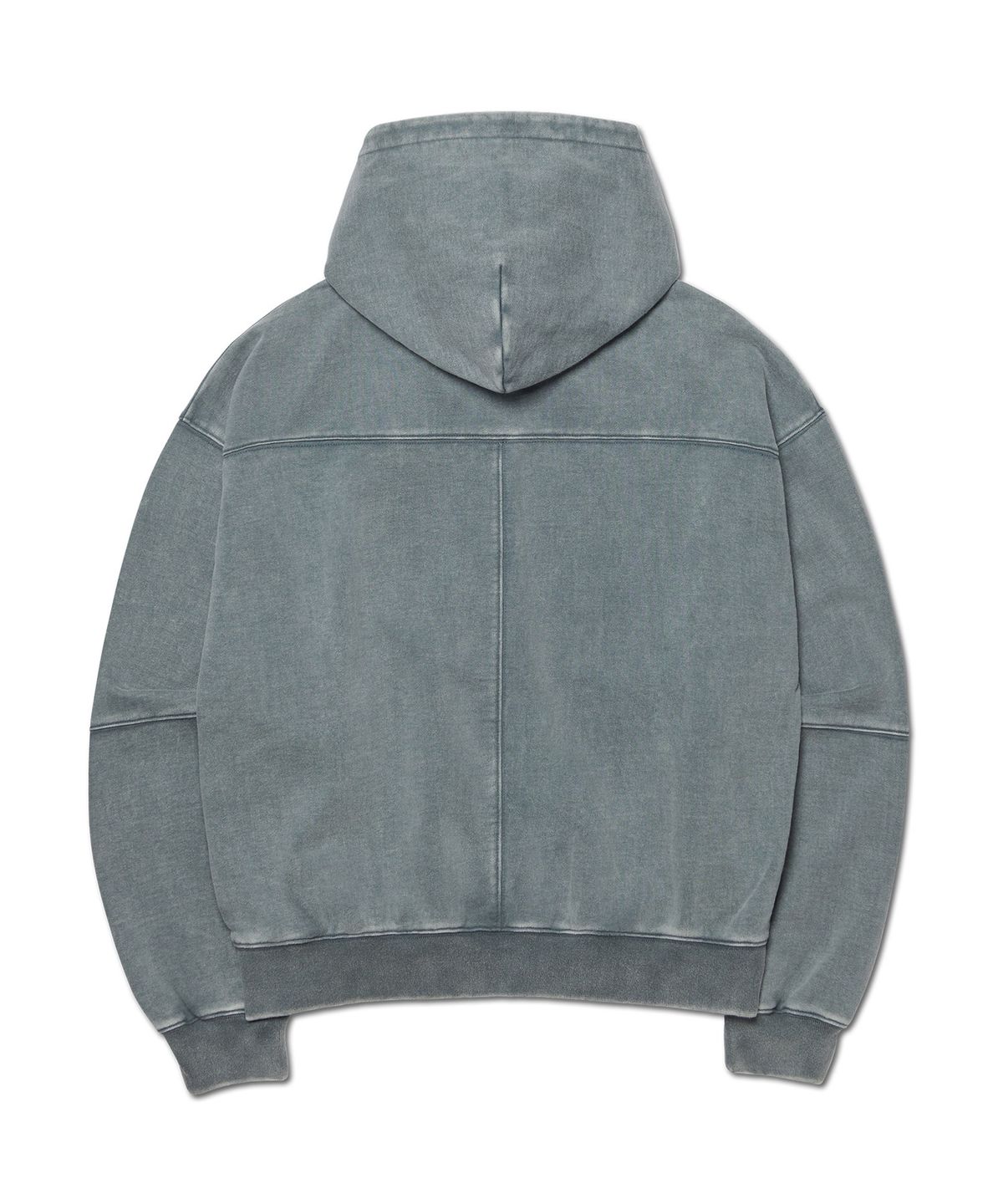 노매뉴얼(NOMANUAL) C.A VINTAGE HOODED ZIP-UP - WASHED GRAY