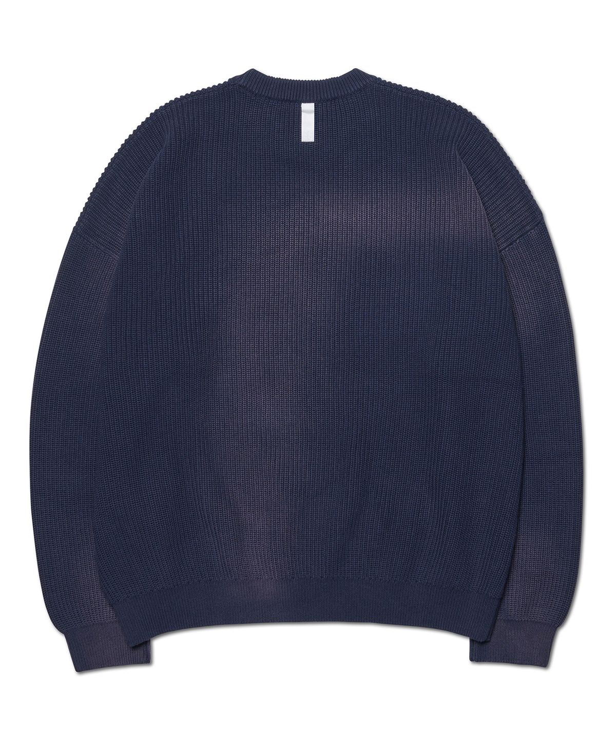 노매뉴얼(NOMANUAL) SPRAY DYEING KNIT - NAVY