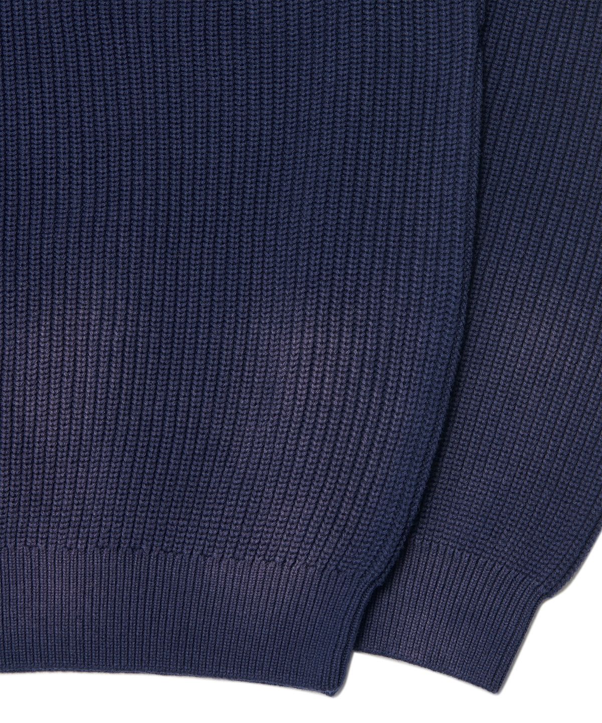 노매뉴얼(NOMANUAL) SPRAY DYEING KNIT - NAVY