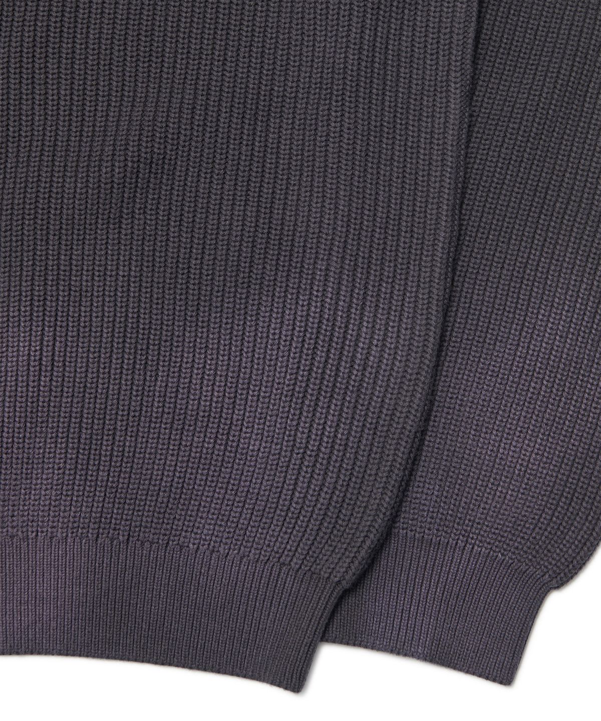 노매뉴얼(NOMANUAL) SPRAY DYEING KNIT - CHARCOAL