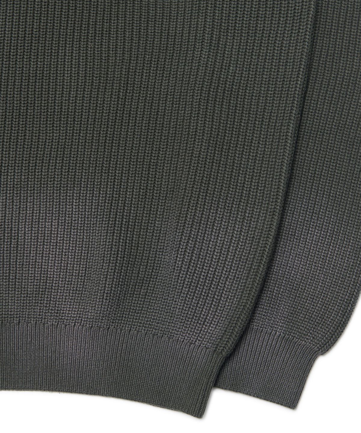 노매뉴얼(NOMANUAL) SPRAY DYEING KNIT - KHAKI