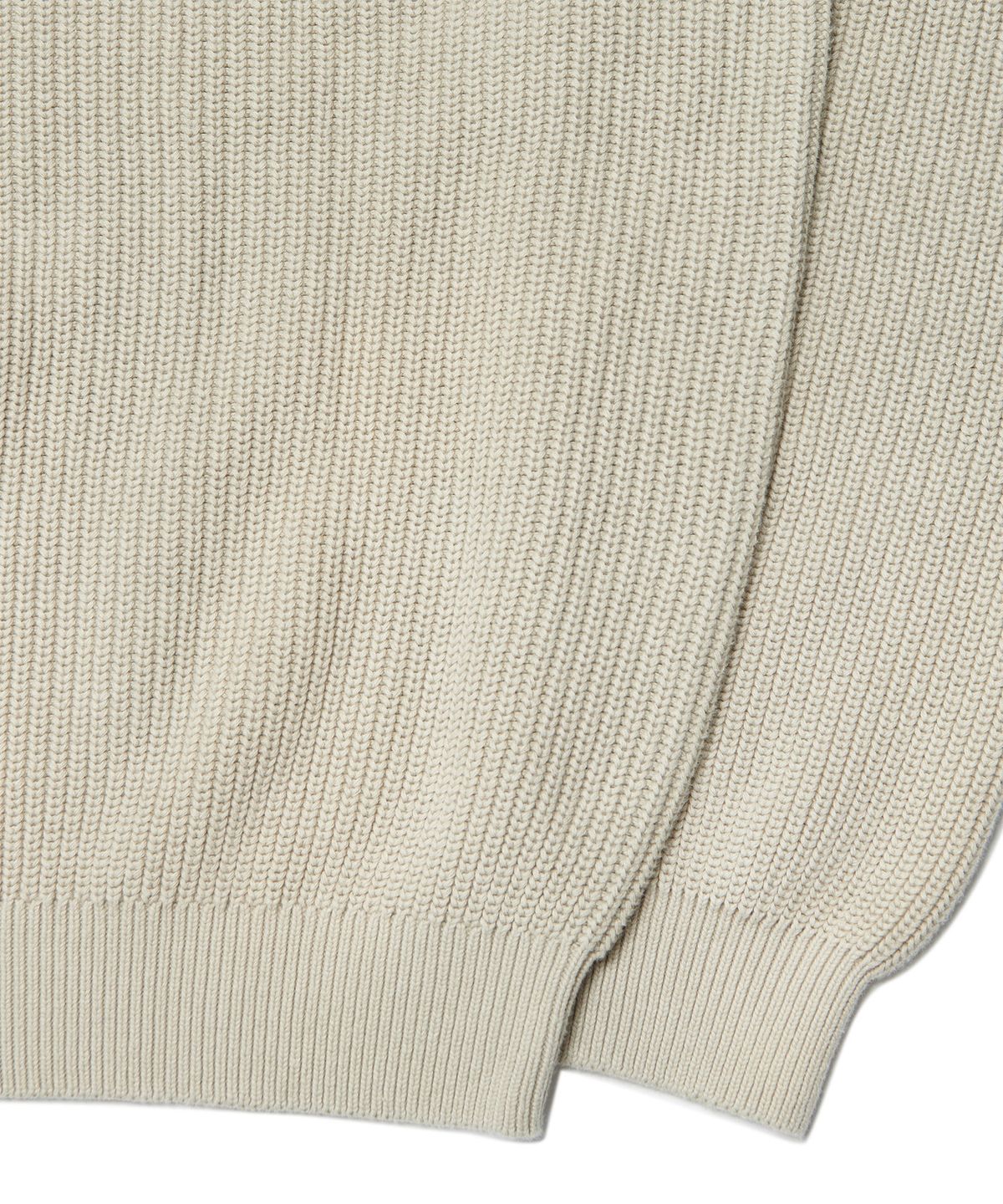 노매뉴얼(NOMANUAL) SPRAY DYEING KNIT - BEIGE
