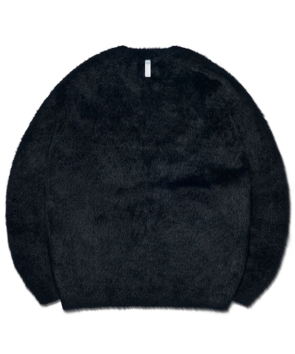 노매뉴얼(NOMANUAL) FUZZ HAIRY KNIT - BLACK