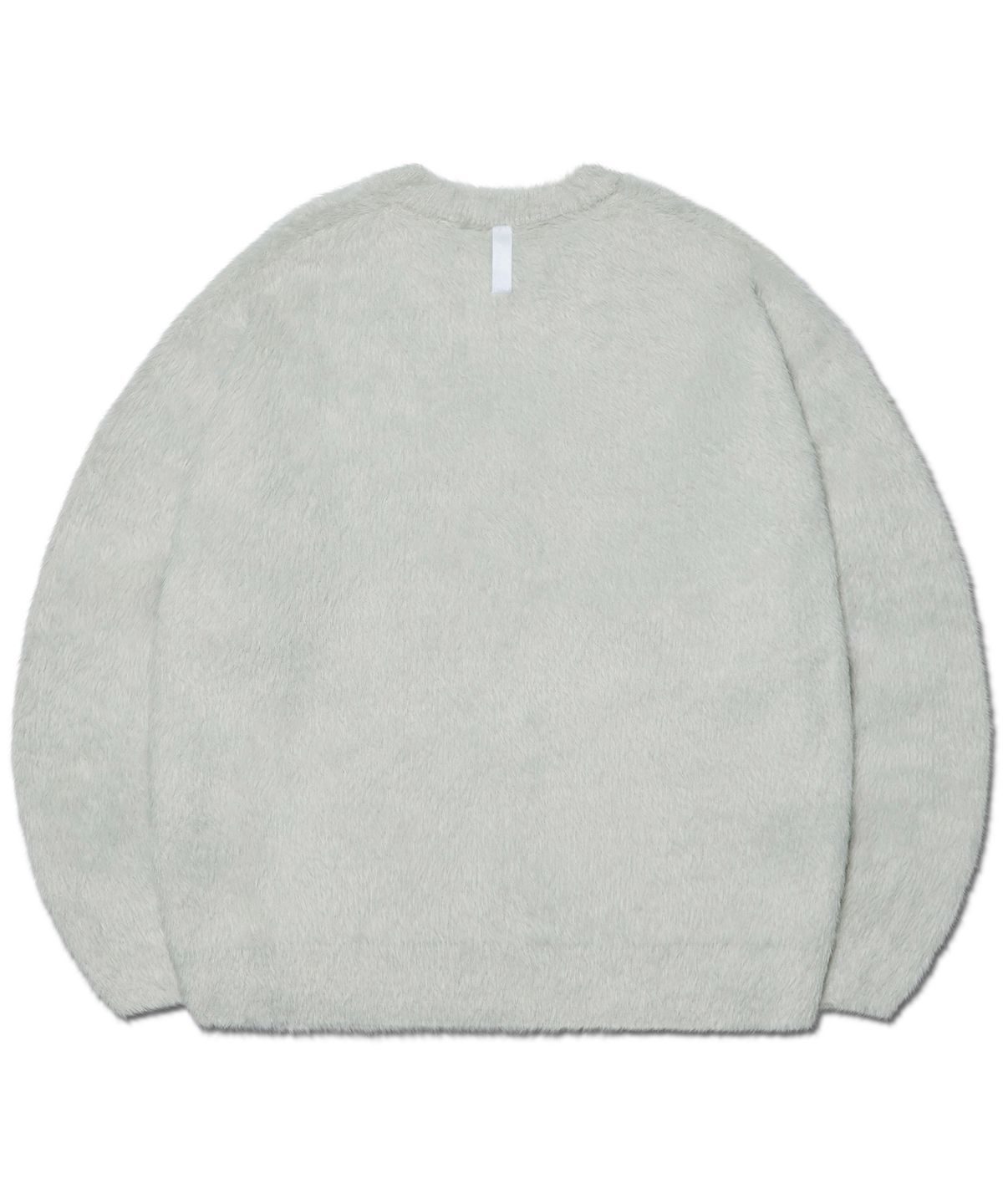 노매뉴얼(NOMANUAL) FUZZ HAIRY KNIT - SEAFOAM