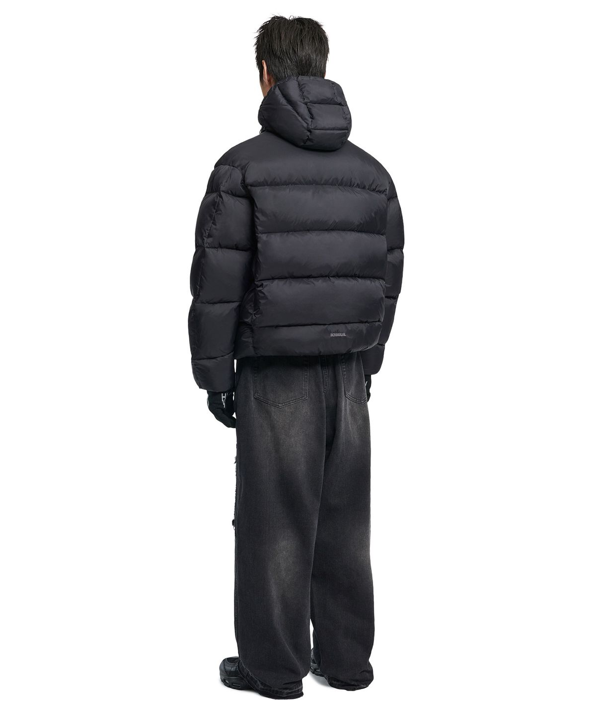 노매뉴얼(NOMANUAL) EMBER HOODED DUCK DOWN - BLACK
