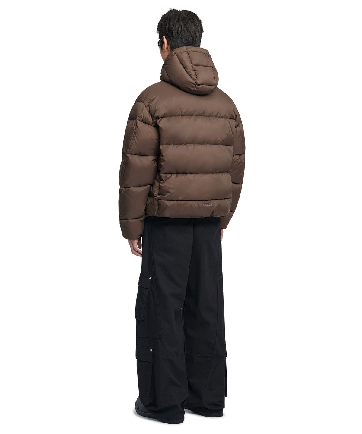 노매뉴얼(NOMANUAL) EMBER HOODED DUCK DOWN - DEEP BROWN