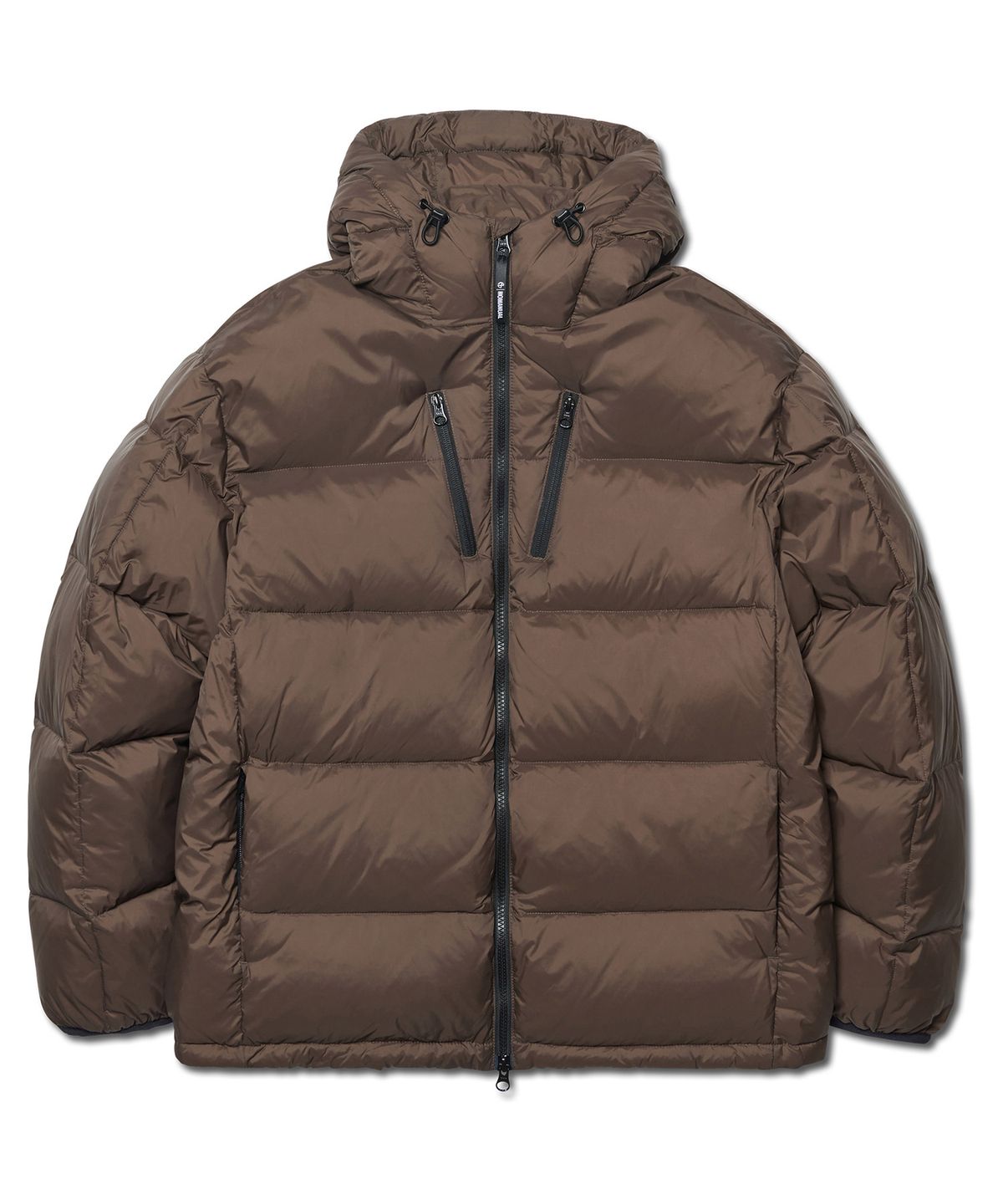 노매뉴얼(NOMANUAL) EMBER HOODED DUCK DOWN - DEEP BROWN