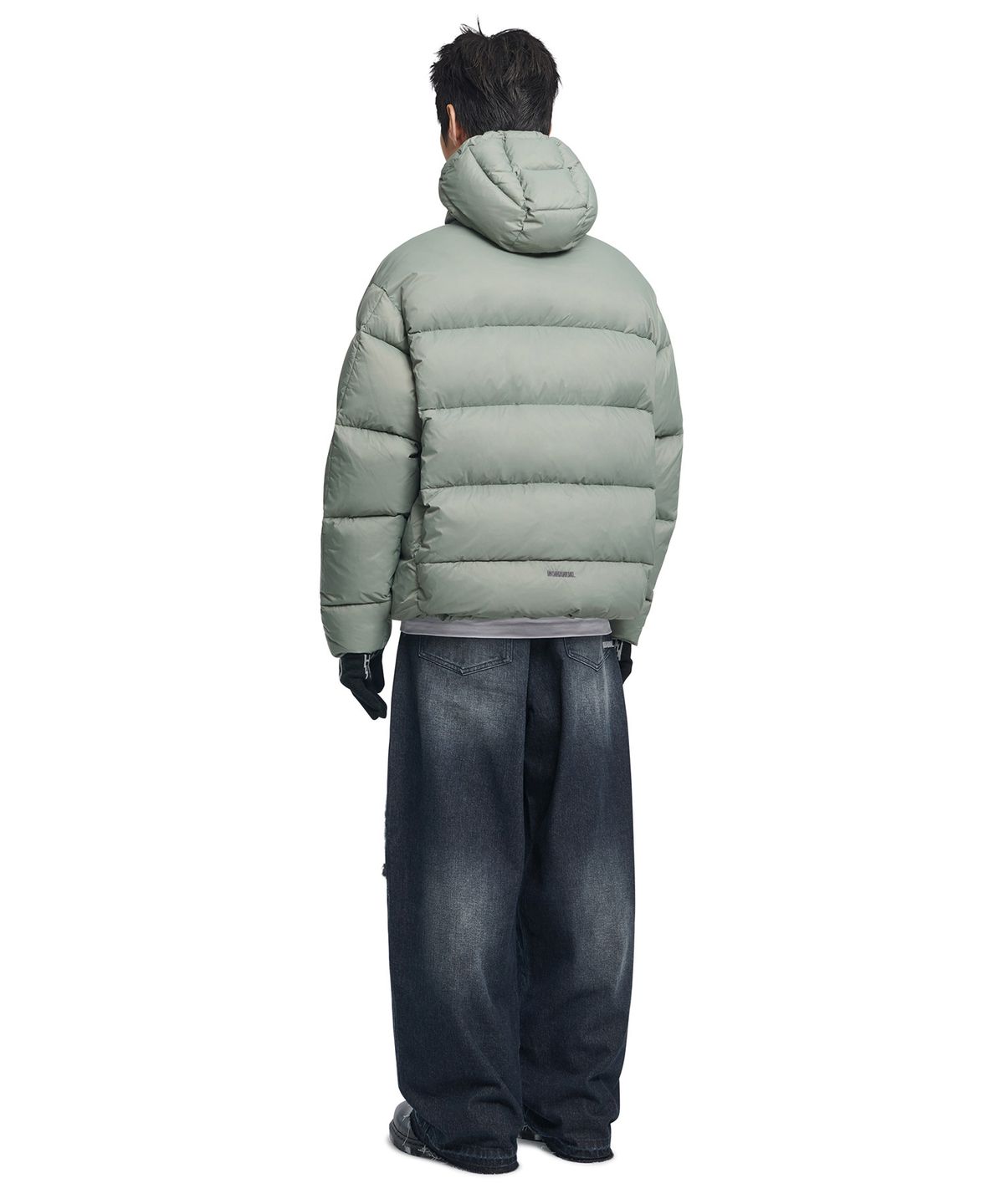 노매뉴얼(NOMANUAL) EMBER HOODED DUCK DOWN - PALE KHAKI