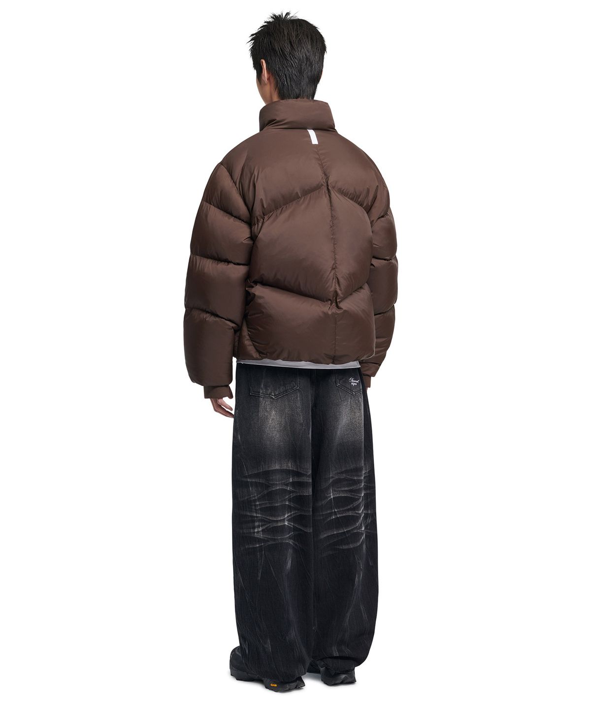 노매뉴얼(NOMANUAL) SKADI DUCK DOWN - DARK BROWN
