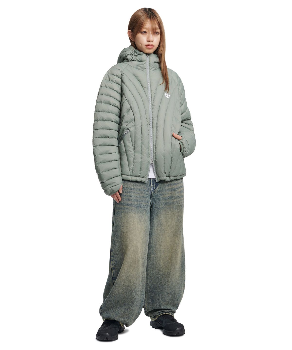 노매뉴얼(NOMANUAL) NUBES LIGHT DUCK DOWN - PALE KHAKI