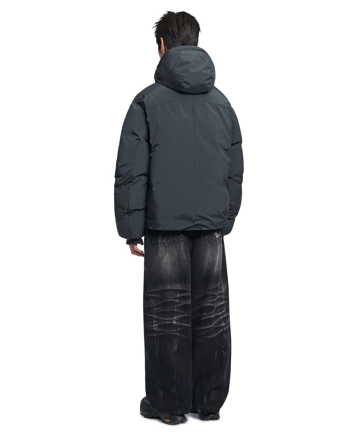노매뉴얼(NOMANUAL) CLOUD SHELL DUCK DOWN - CHARCOAL
