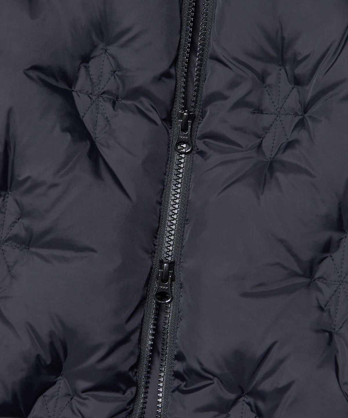 노매뉴얼(NOMANUAL) L.S SHORT DOWN JACKET - BLACK